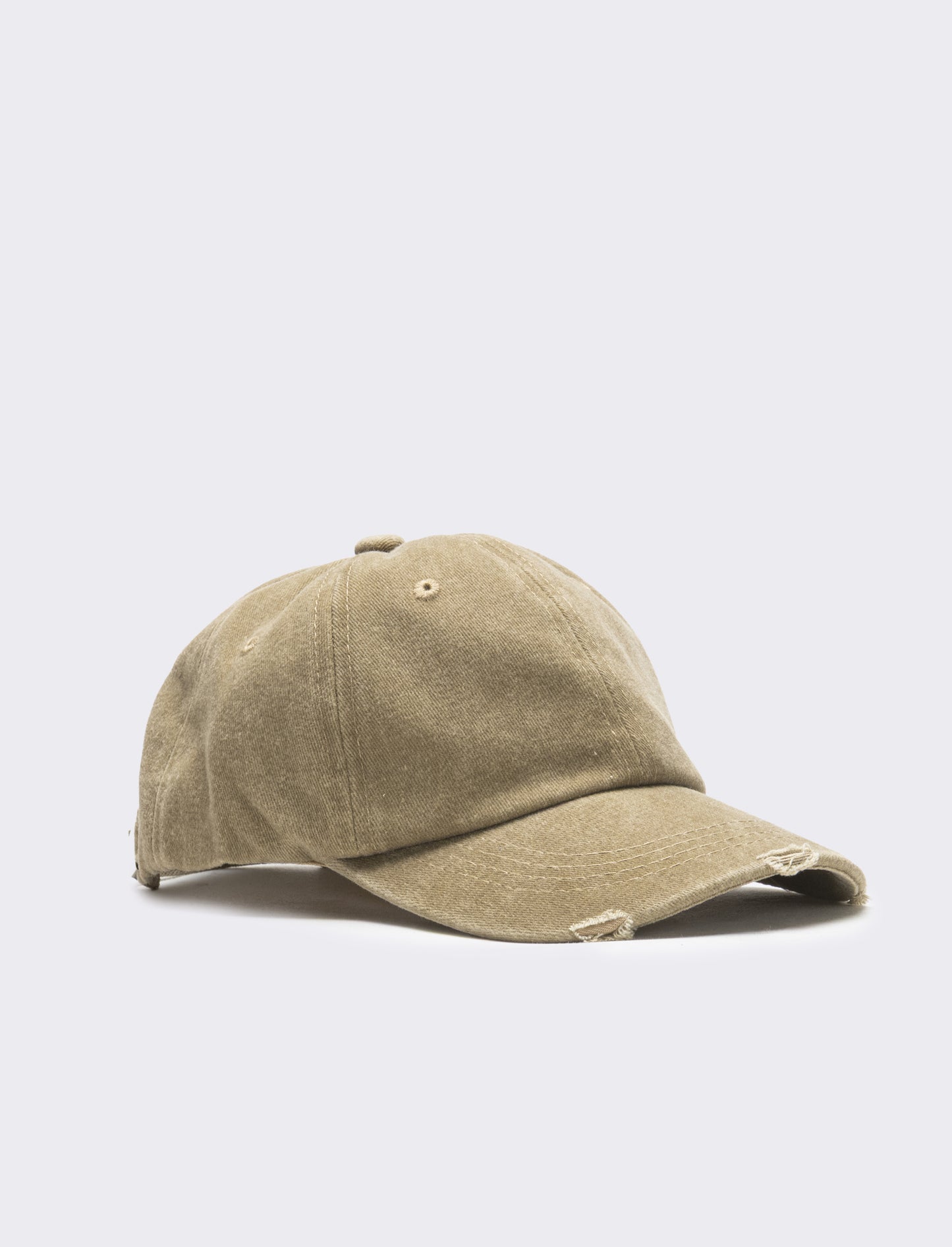 Cappello bambino baseball cotone delave liscio - Beige