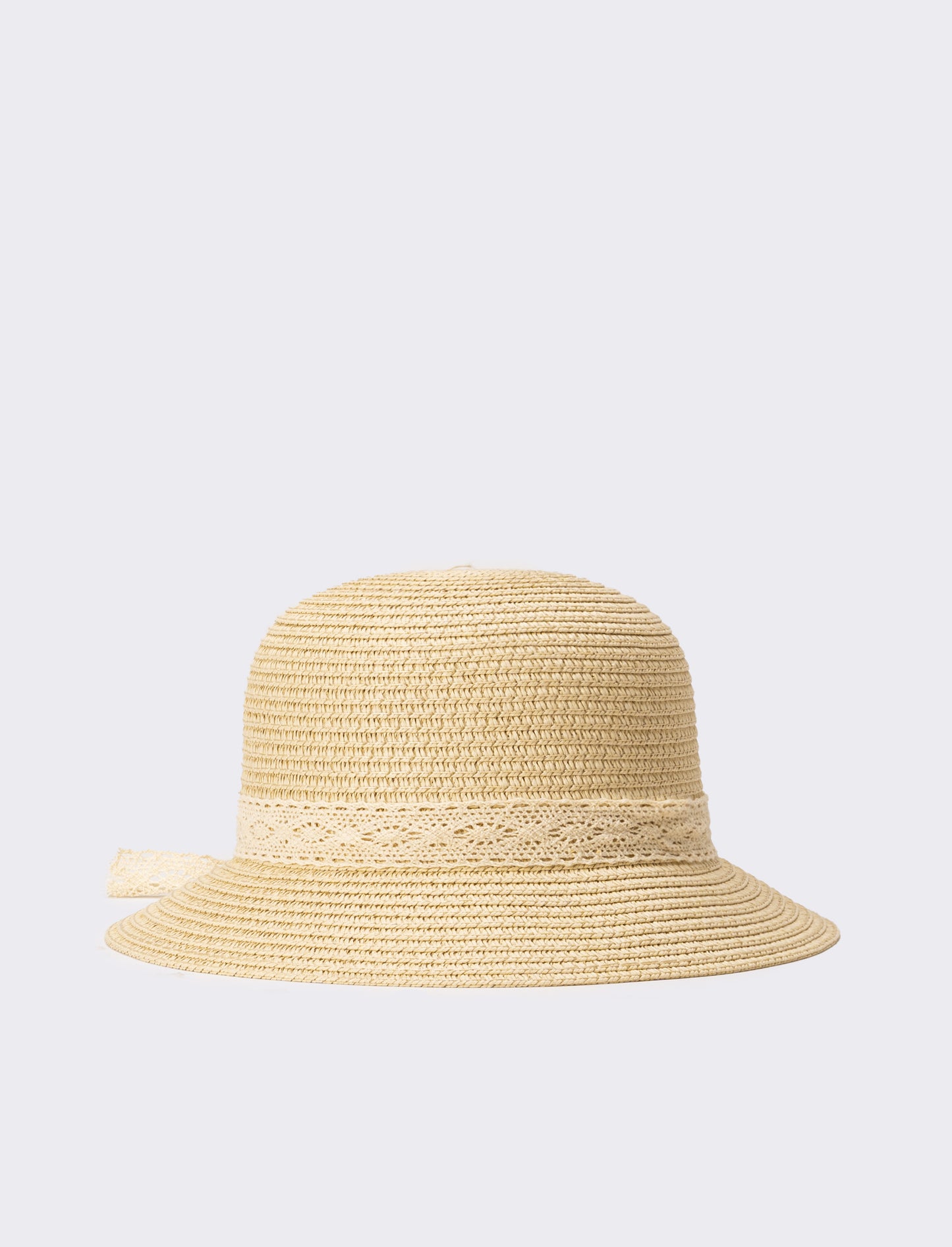 Cappello bambina con fiori - Blu
