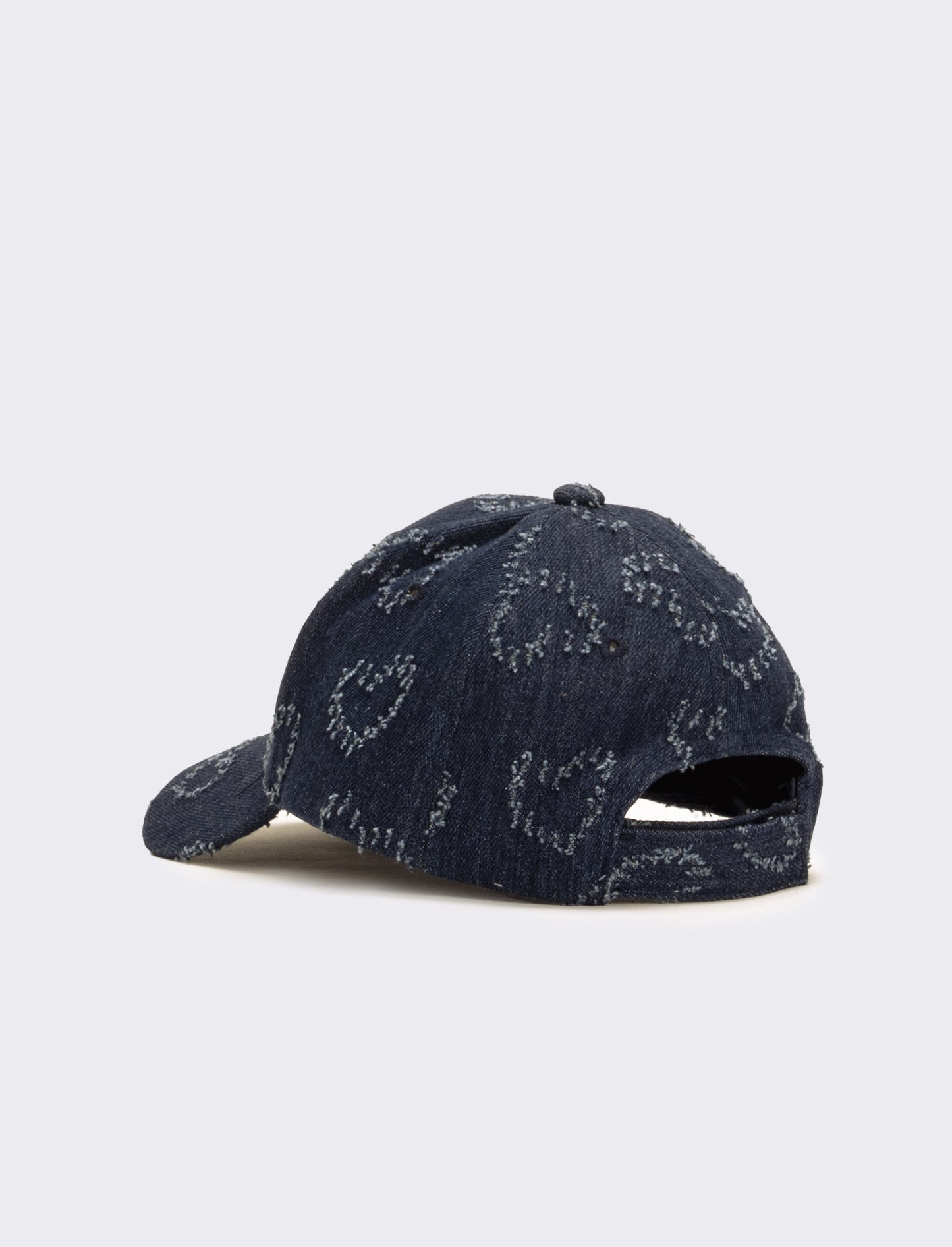 Cappello bambina cuori denim - Denim