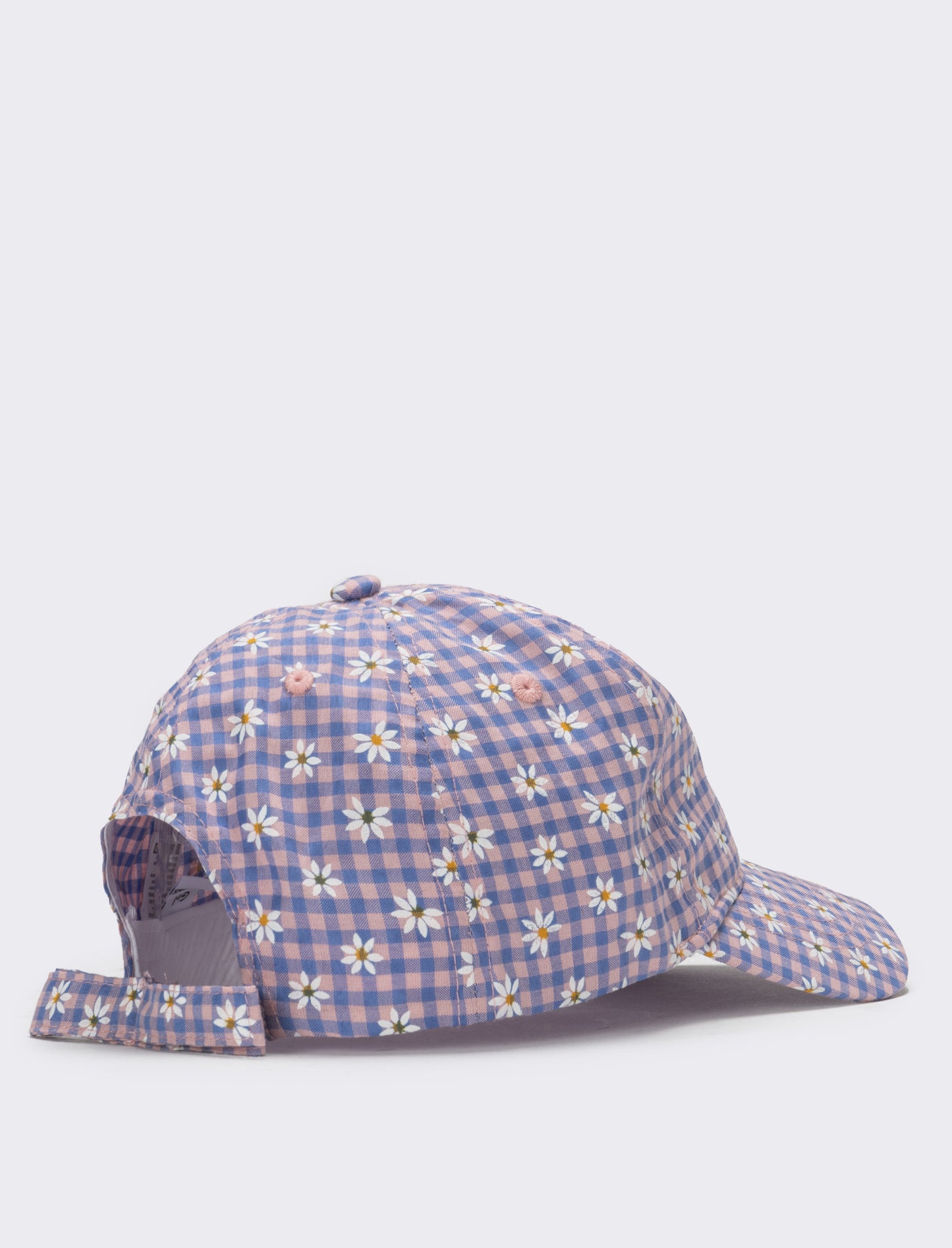 Cappello bambina baseball con margherite - Lilla
