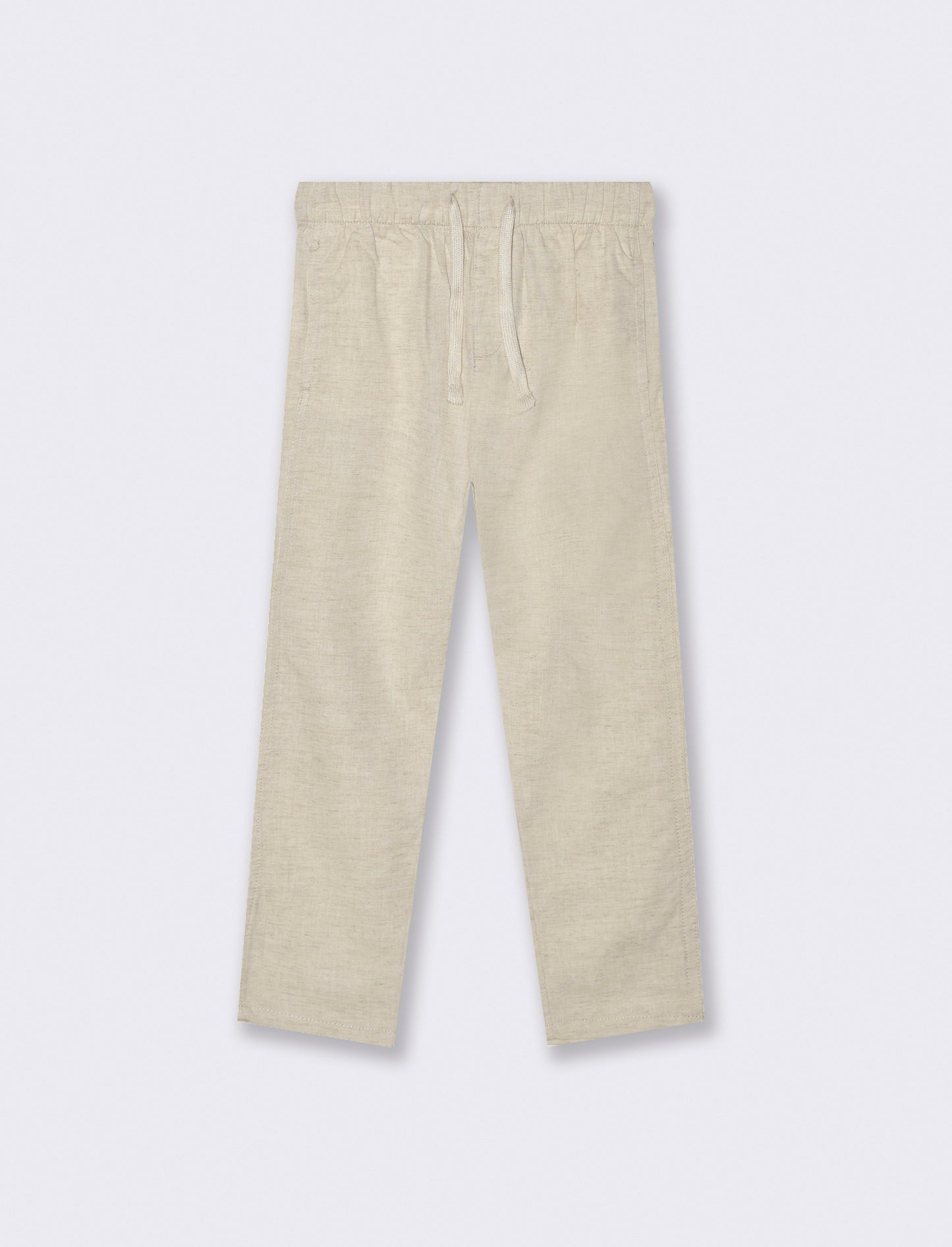 Pantalone chino in misto lino versatile - Sabbia