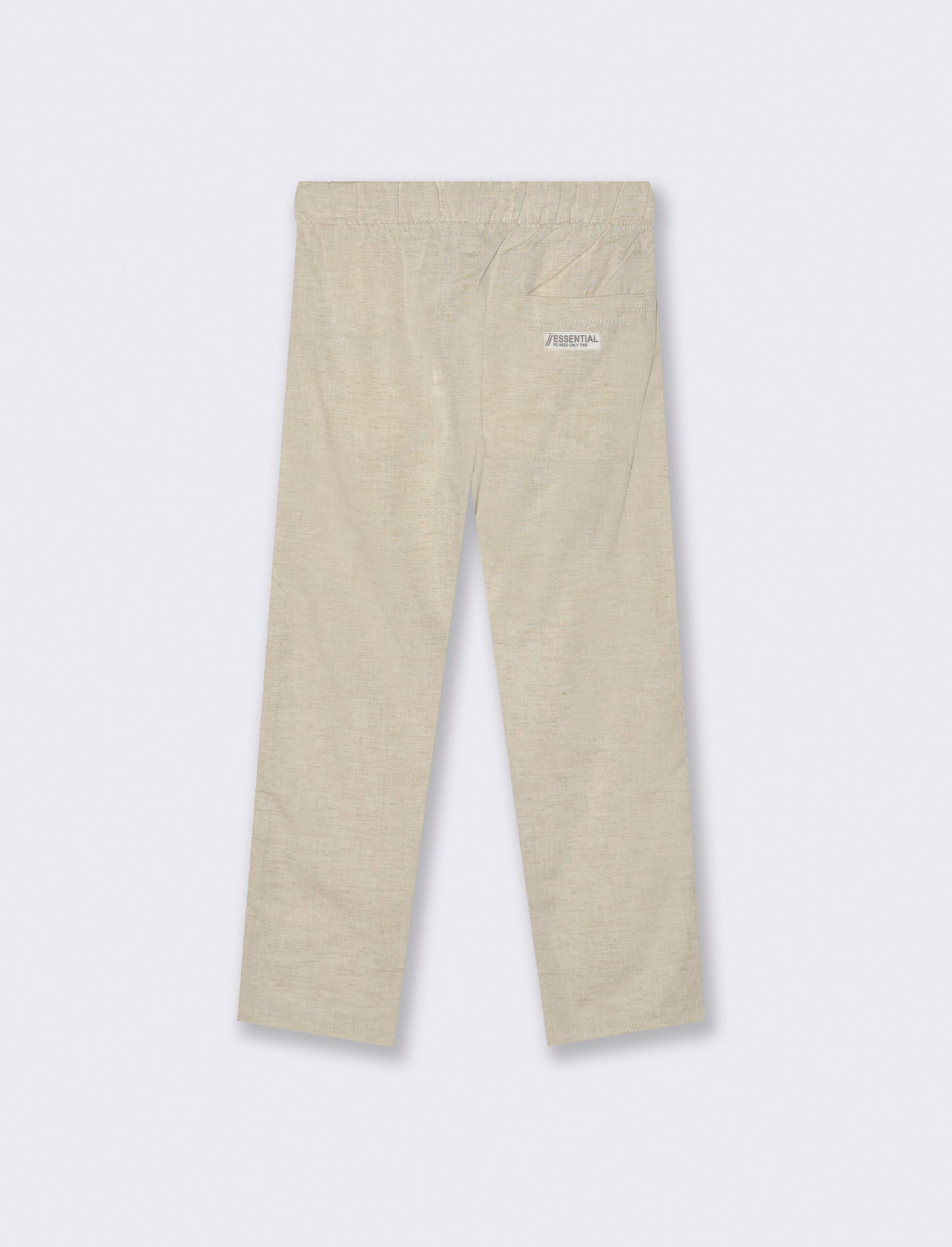 Pantalone chino in misto lino versatile - Sabbia