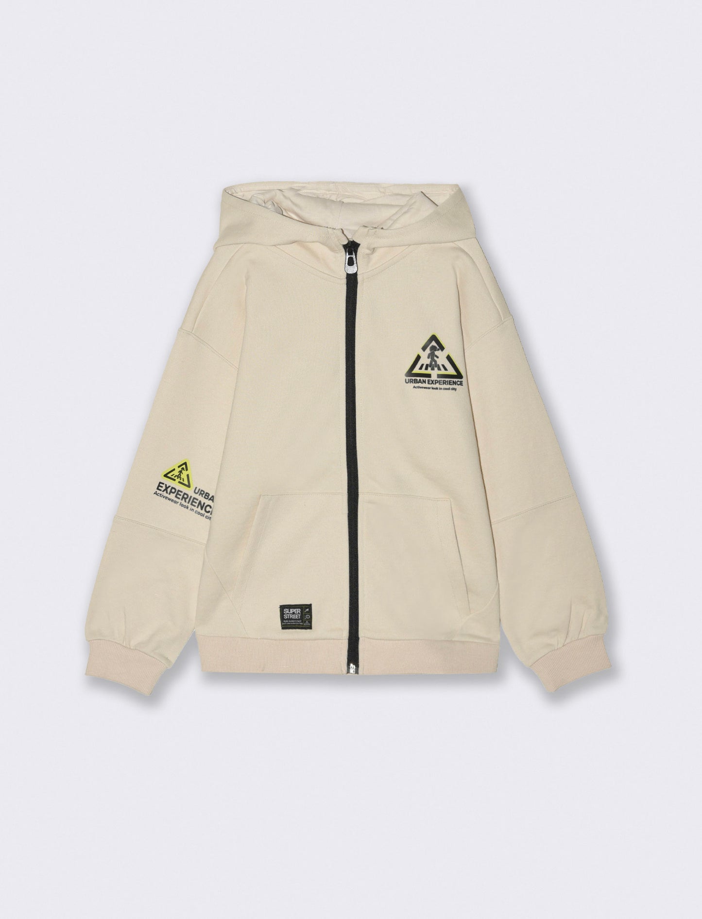 Poly-cotton hoodie - Grey