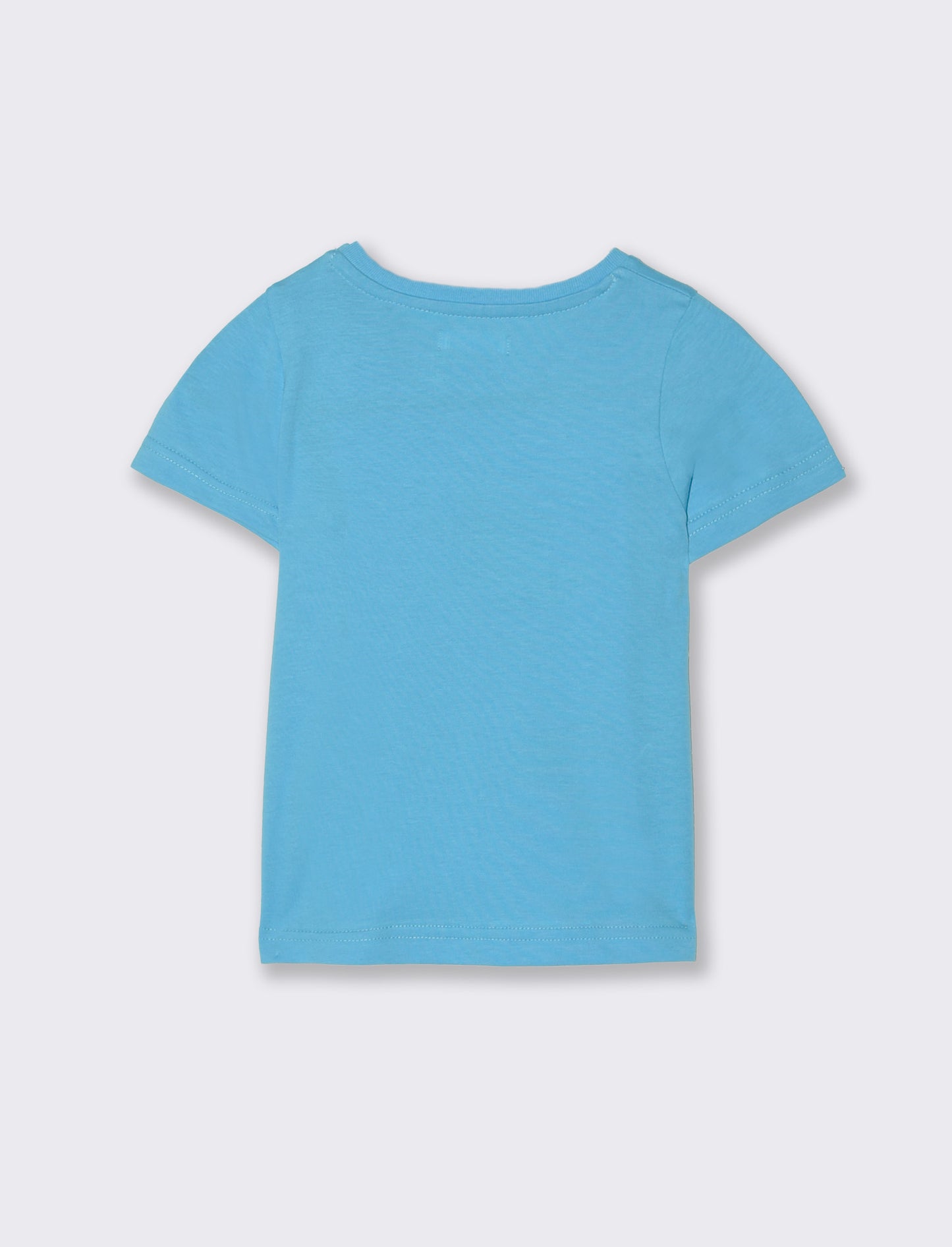 T shirt con stampa da neonato - Turchese