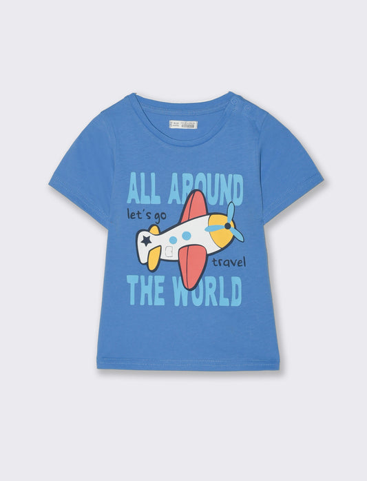 T shirt manica corta da neonato - Avion