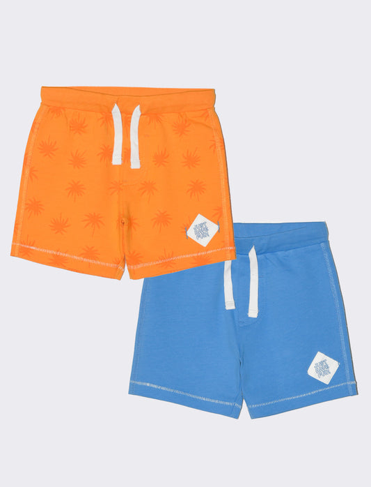 Bipack bermuda da neonato - Arancio