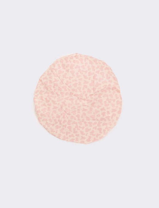 Cuffia doccia donna fantasia leopardata - Rosa