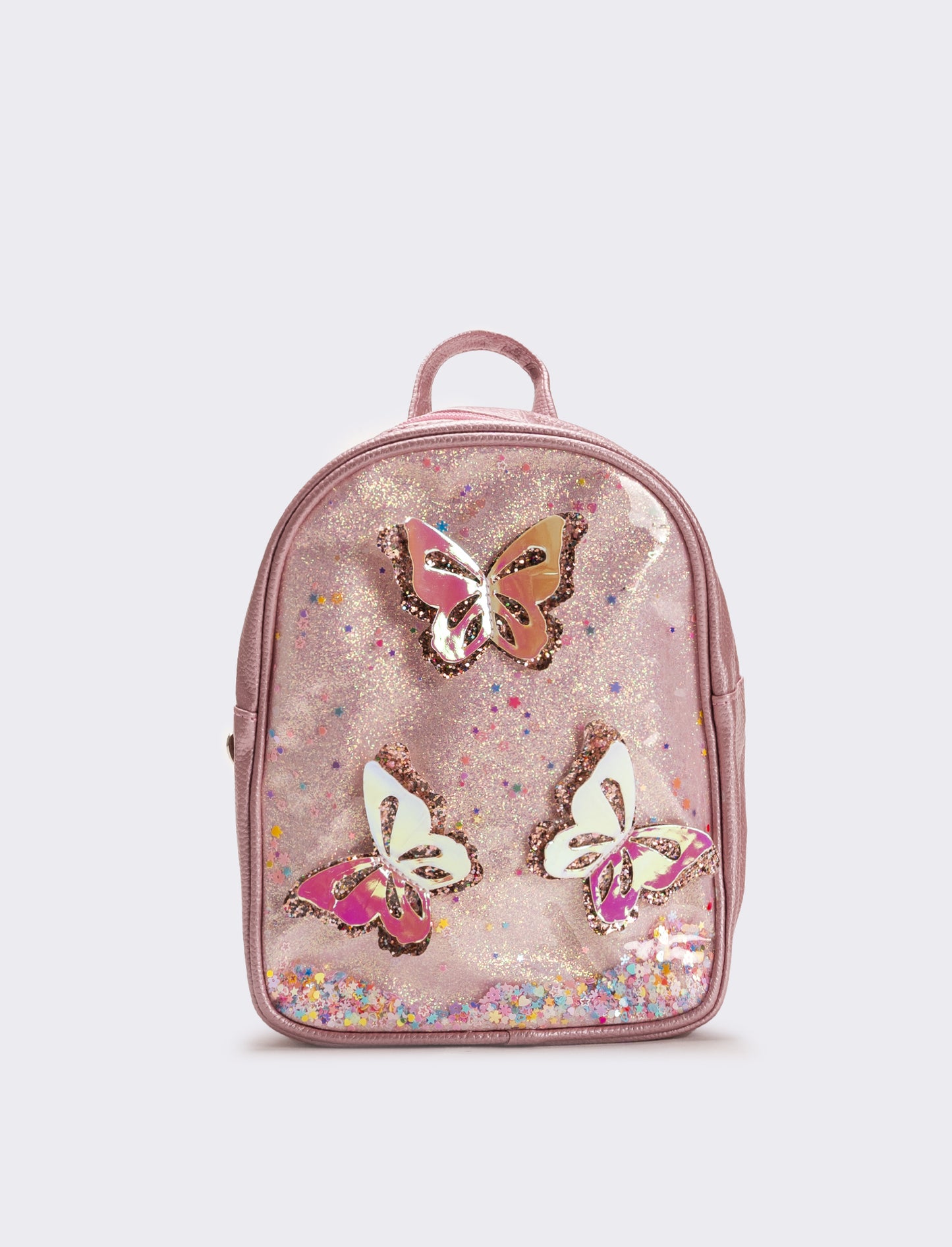Zaino bambina con farfalle - Rosa