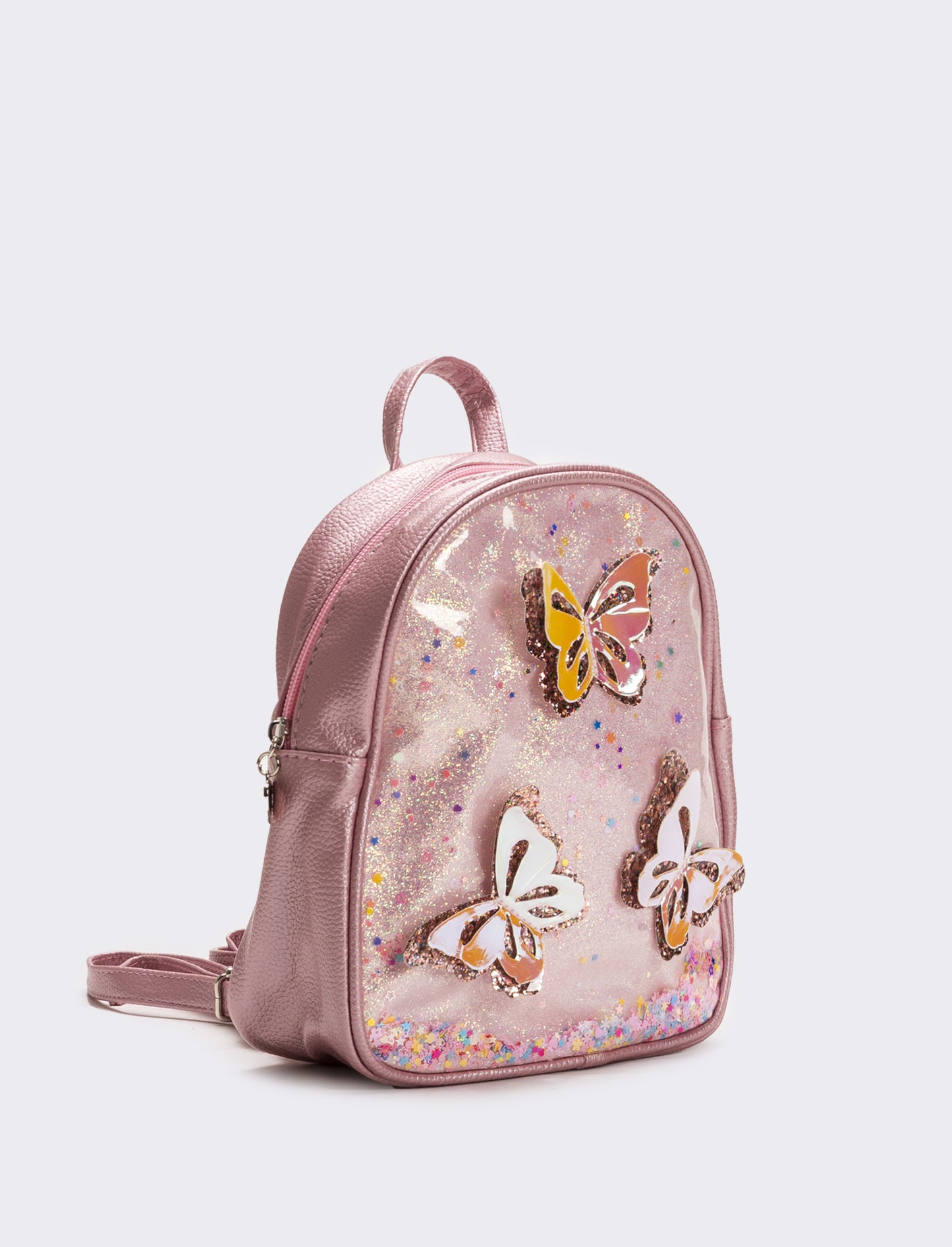 Zaino bambina con farfalle - Rosa