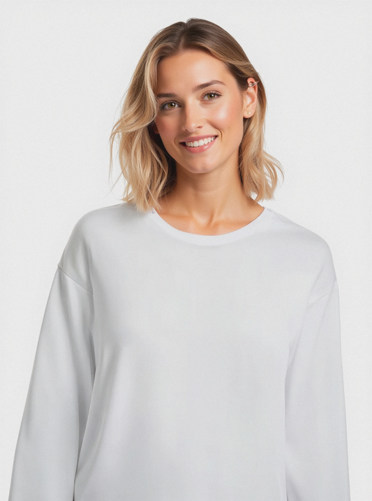 T-SHIRT BASICA - Bianco