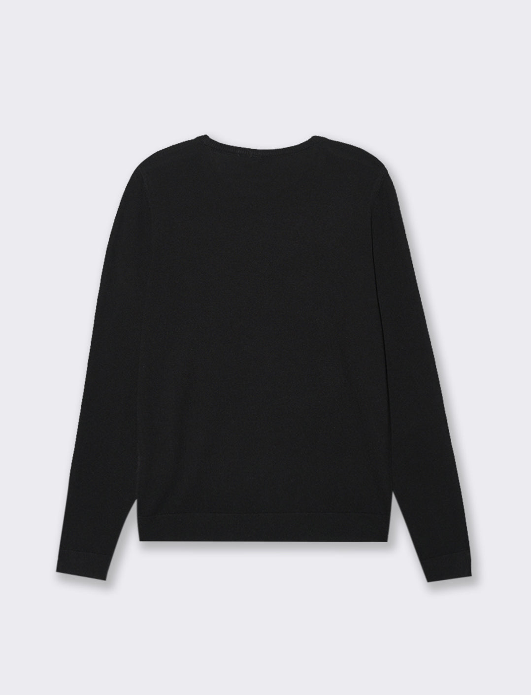 CARDIGAN GIROCOLLO - Nero