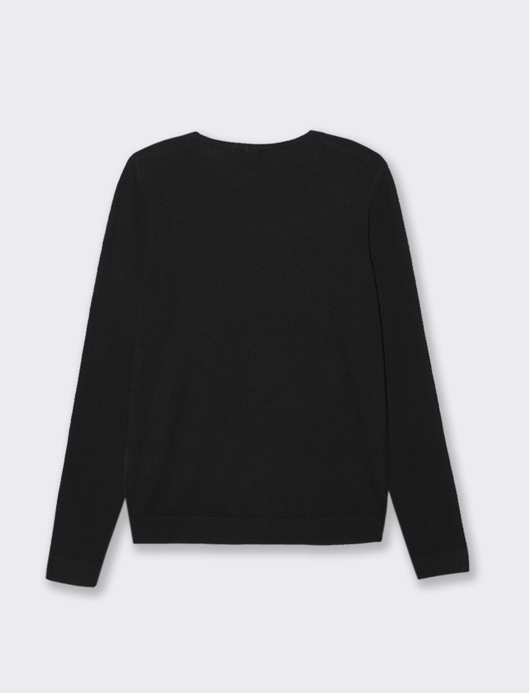 PULLOVER GIROCOLLO - Nero