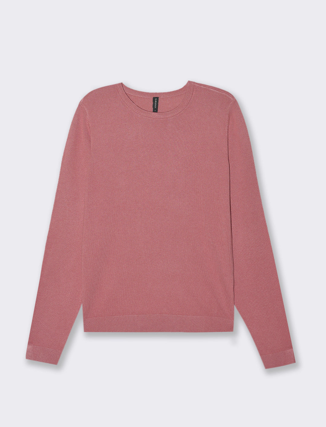 PULLOVER GIROCOLLO - Rosa polvere