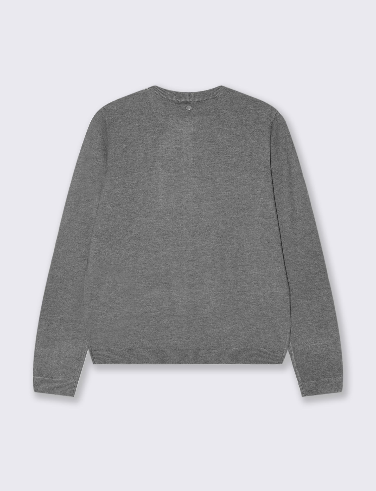 CARDIGAN BASICO - Grigio scuro