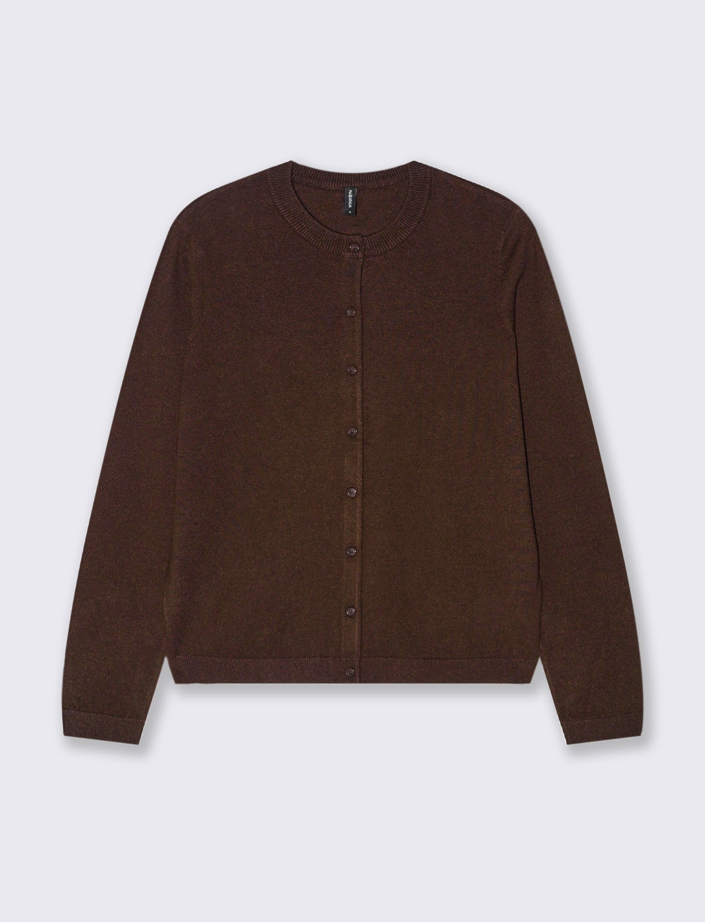 CARDIGAN BASICO - Marrone cioccolato