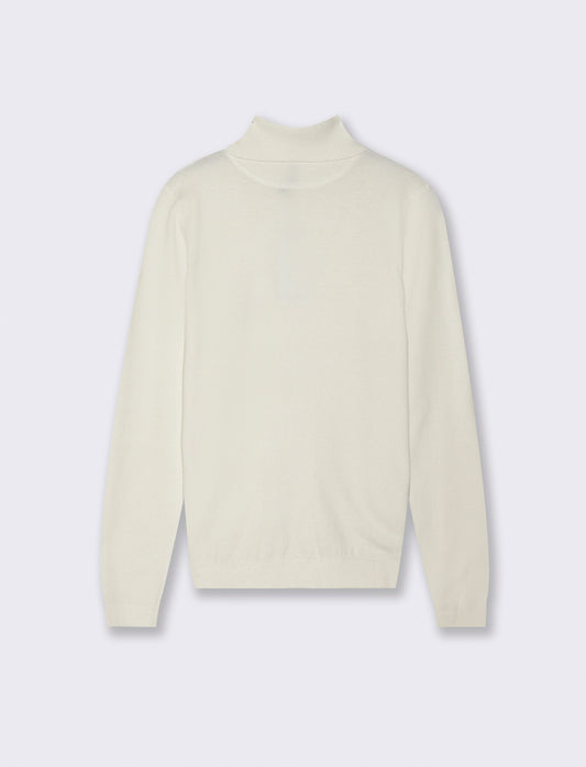 PULLOVER BASICO - Avorio