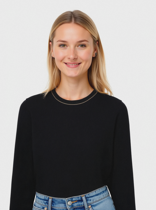 PULLOVER BASICO - Nero