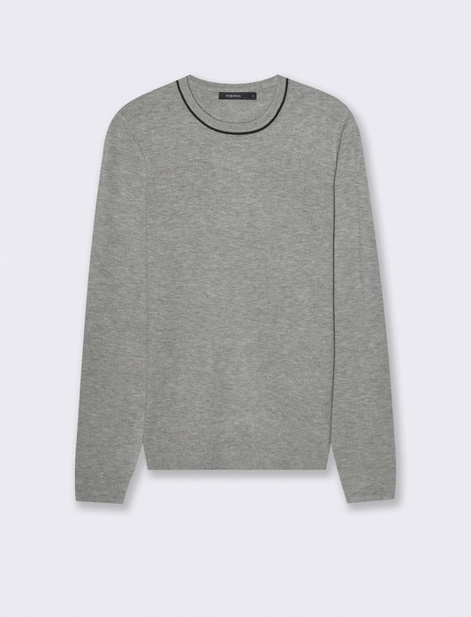 PULLOVER BASICO - Grigio