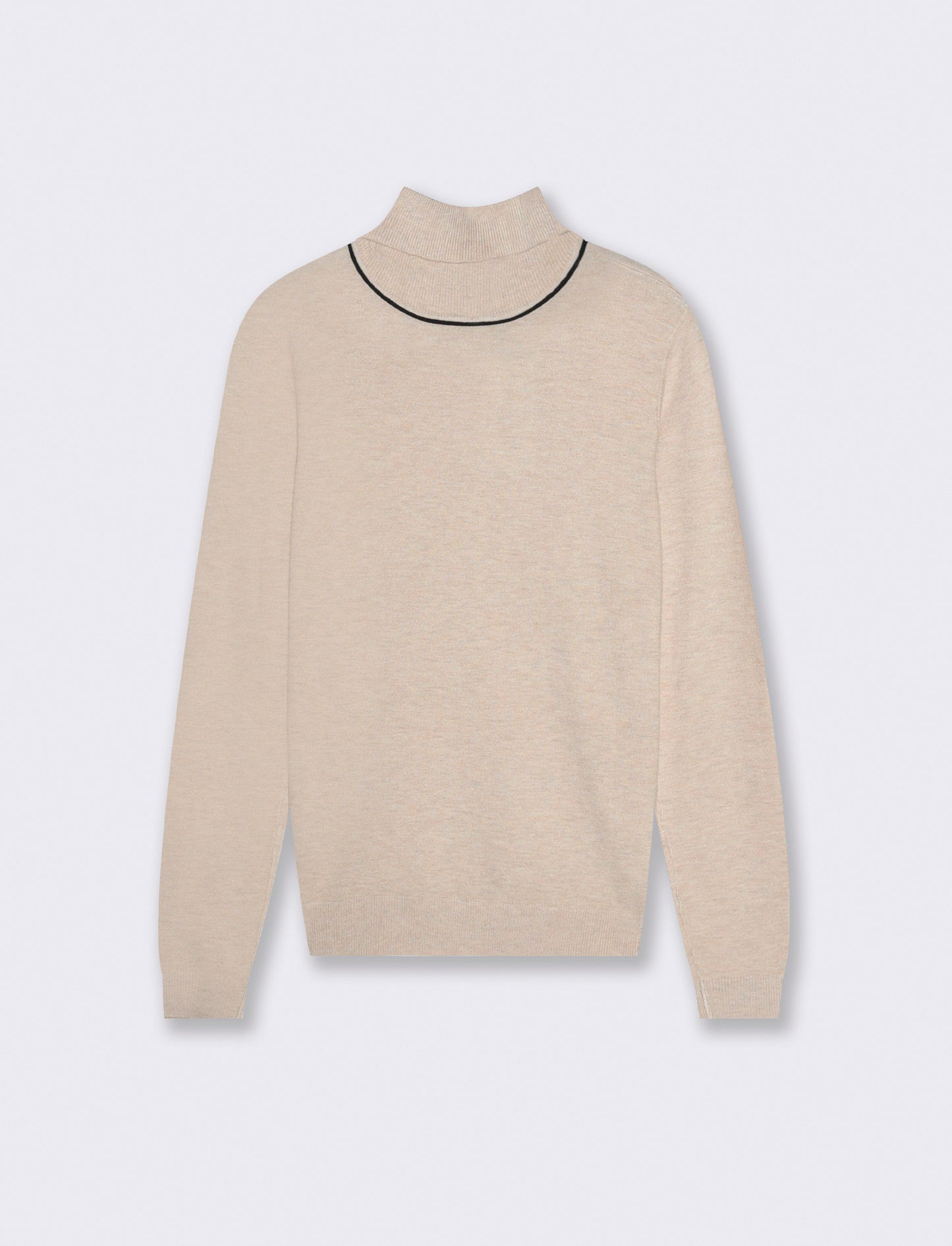 PULLOVER BASICO - Beige grano