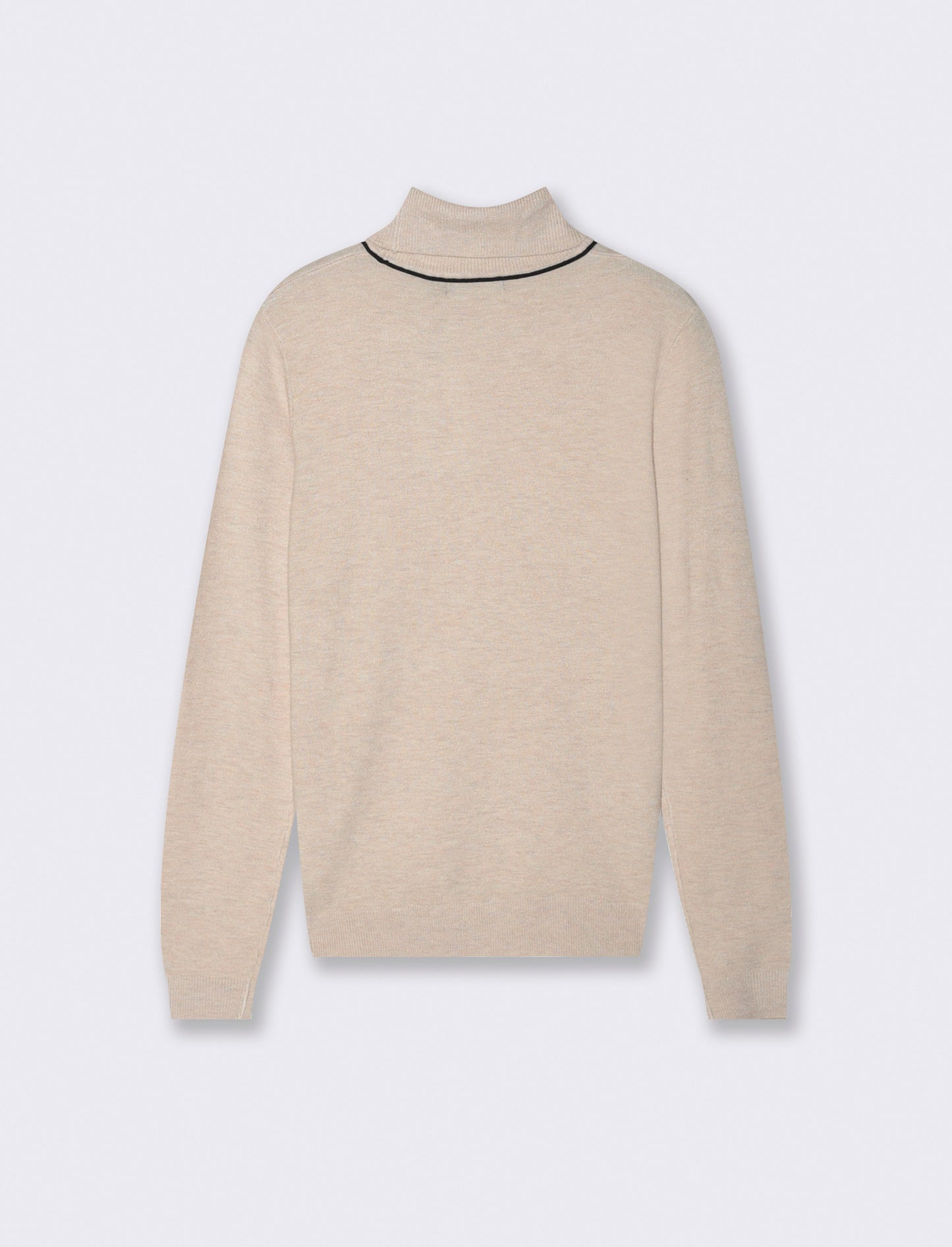 PULLOVER BASICO - Beige grano