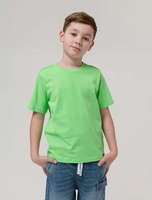 T-shirt mezza manica da bambino - Verde mela