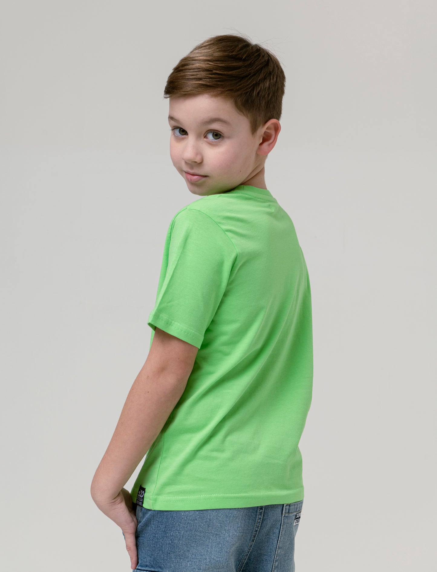 T-shirt mezza manica da bambino - Verde mela