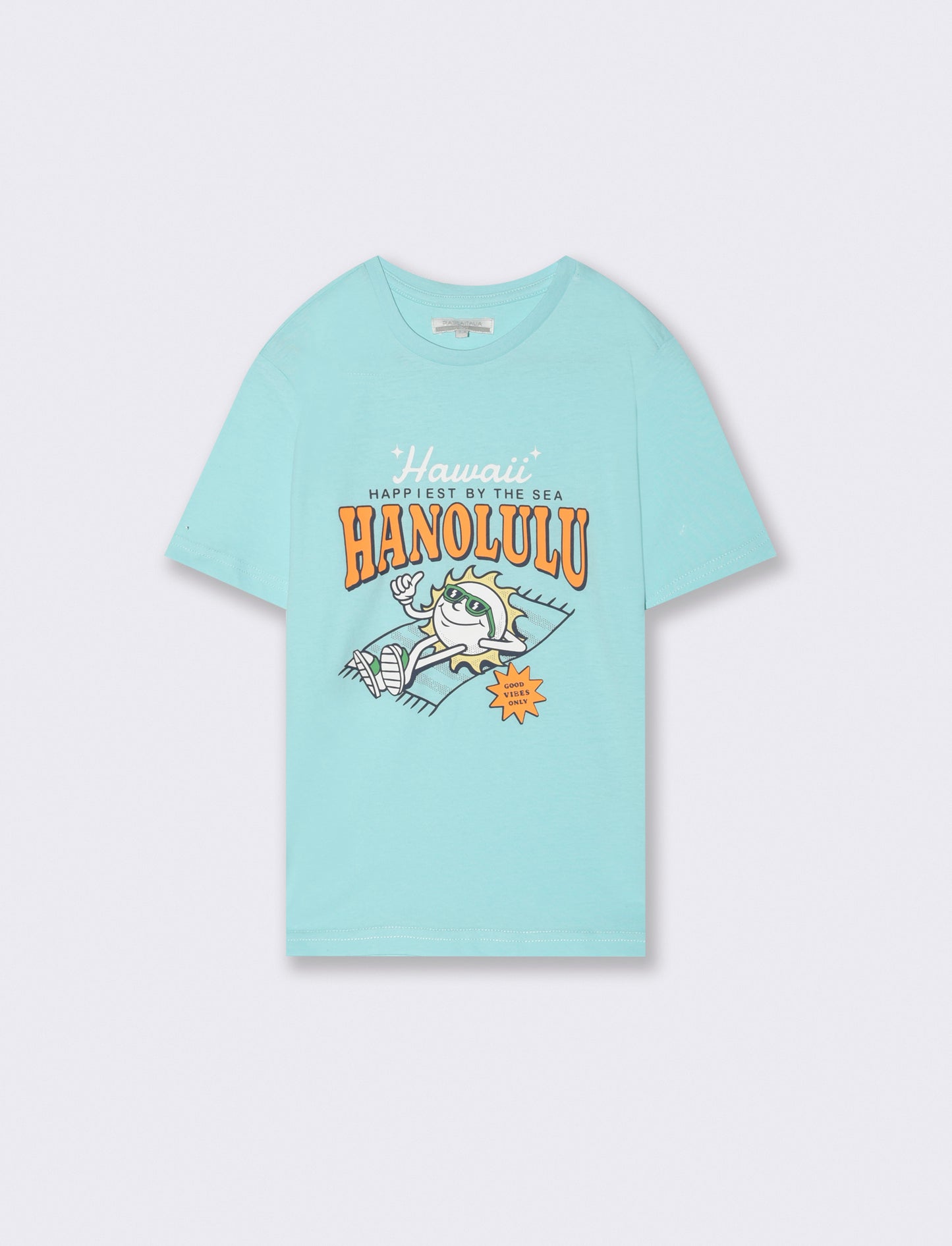 T-shirt mezza manica da bambino - Verde acqua