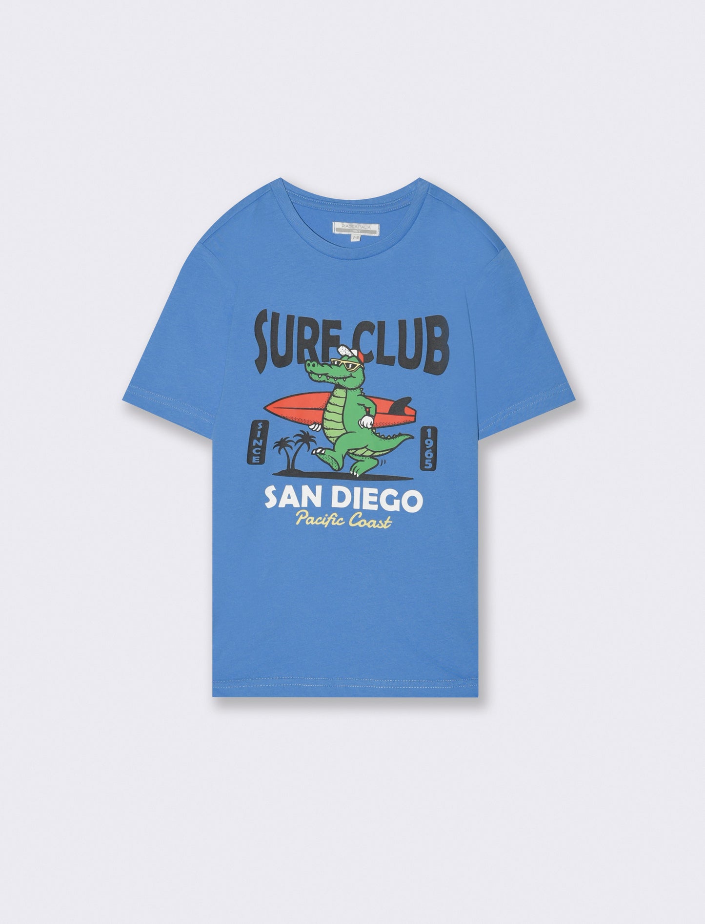 T-shirt mezza manica da bambino - Blu cobalto