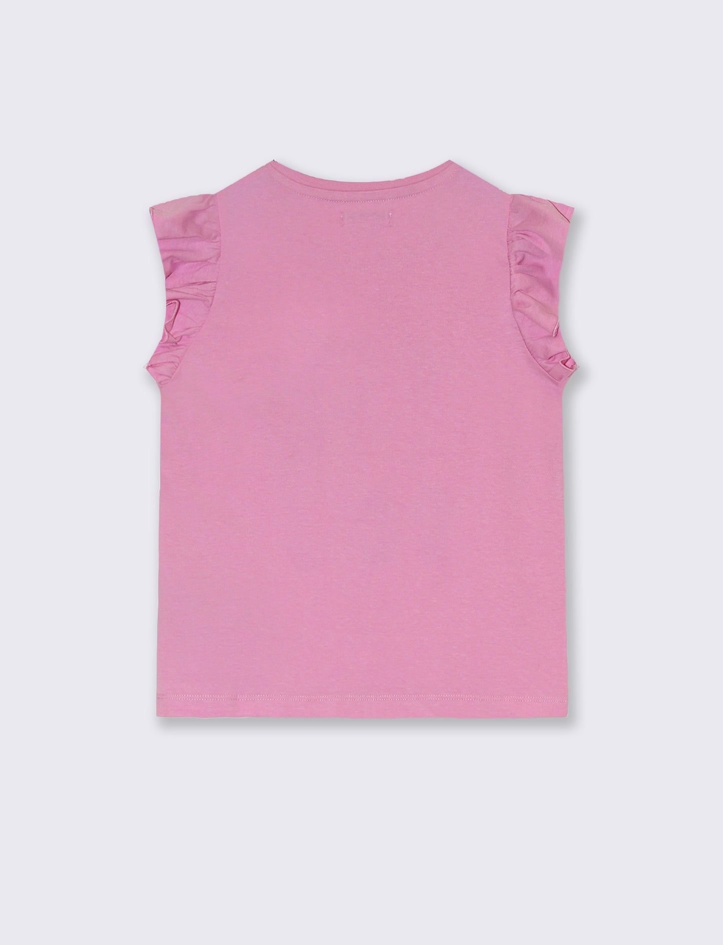 T-shirt mezza manica da bambina - Rosa