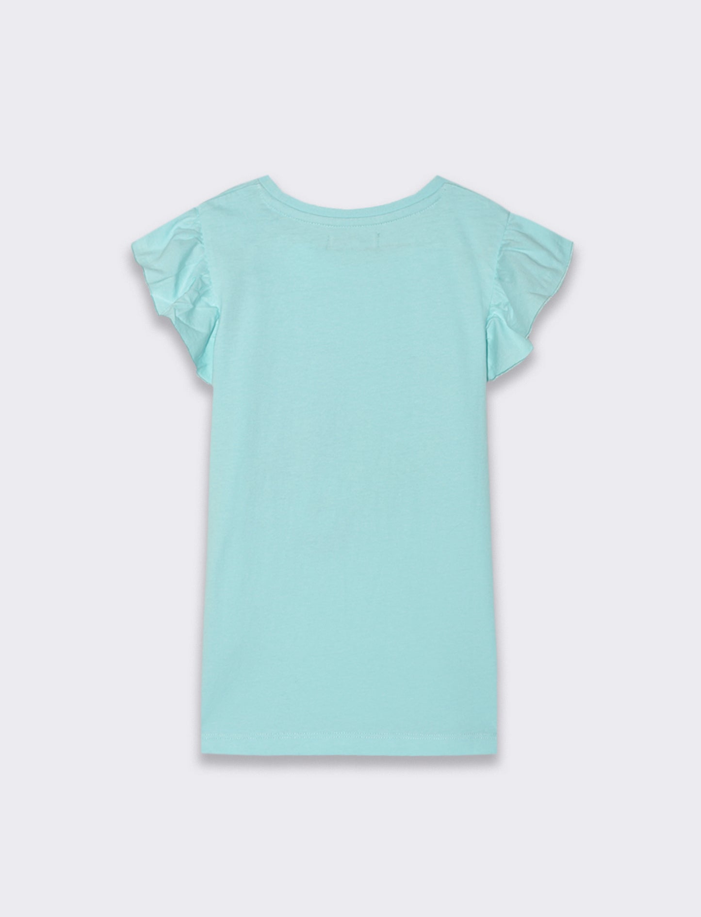 T-shirt mezza manica da bambina - Verde acqua