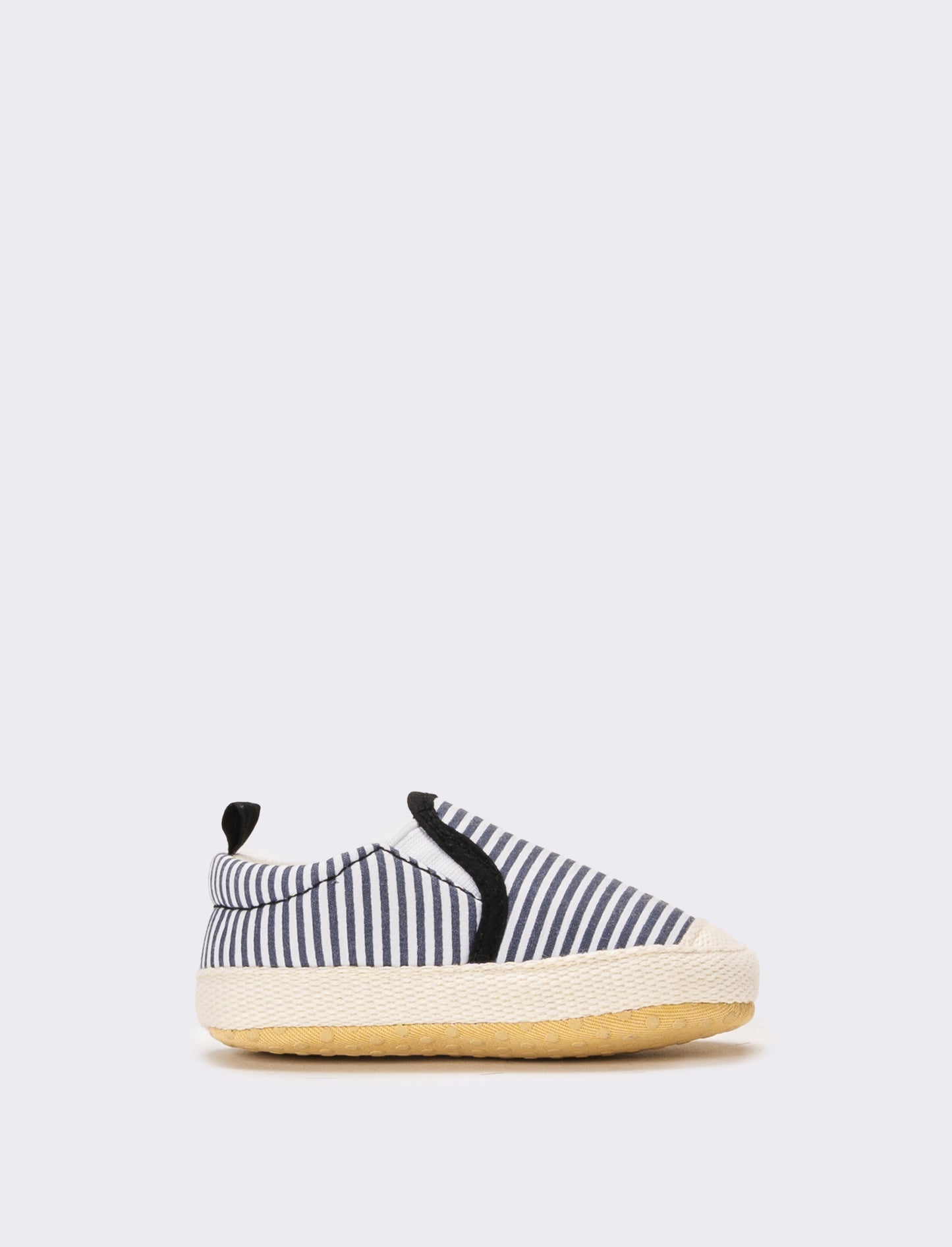 Slip-on a righe con neonato - Blu