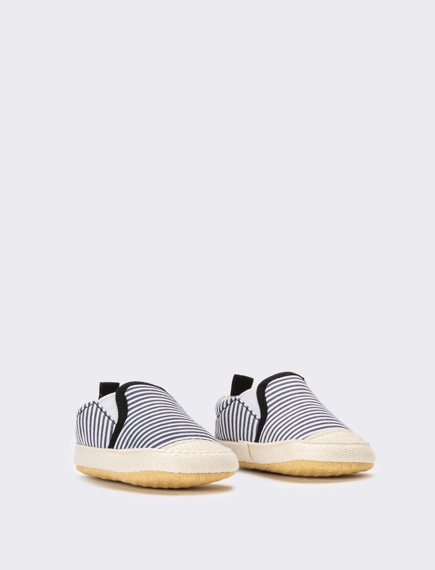Slip-on a righe con neonato - Blu