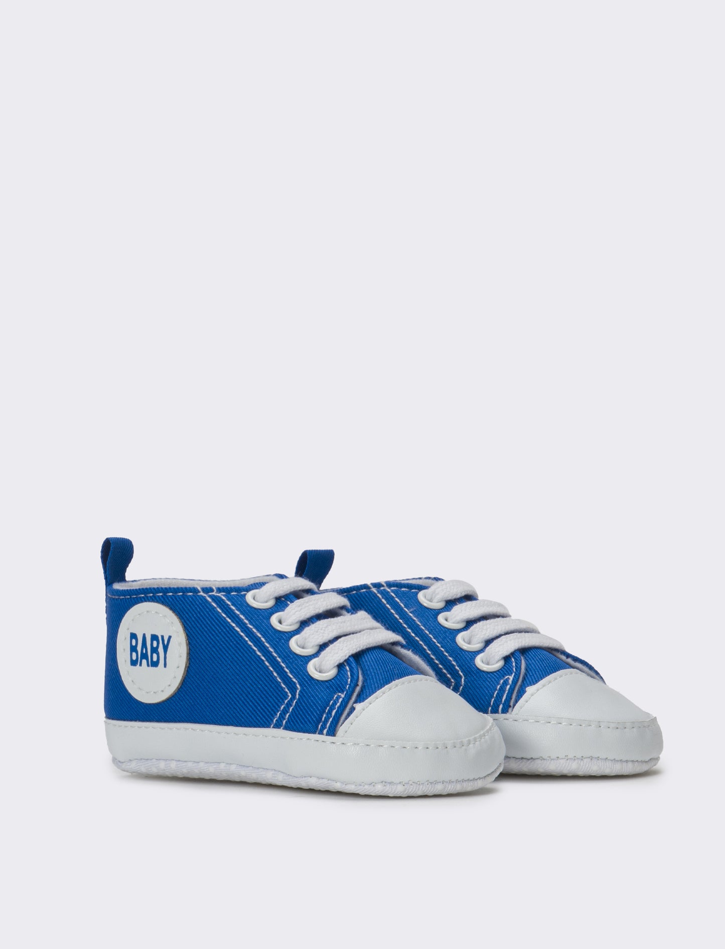 Scarpa in canvas da neonato - Celeste