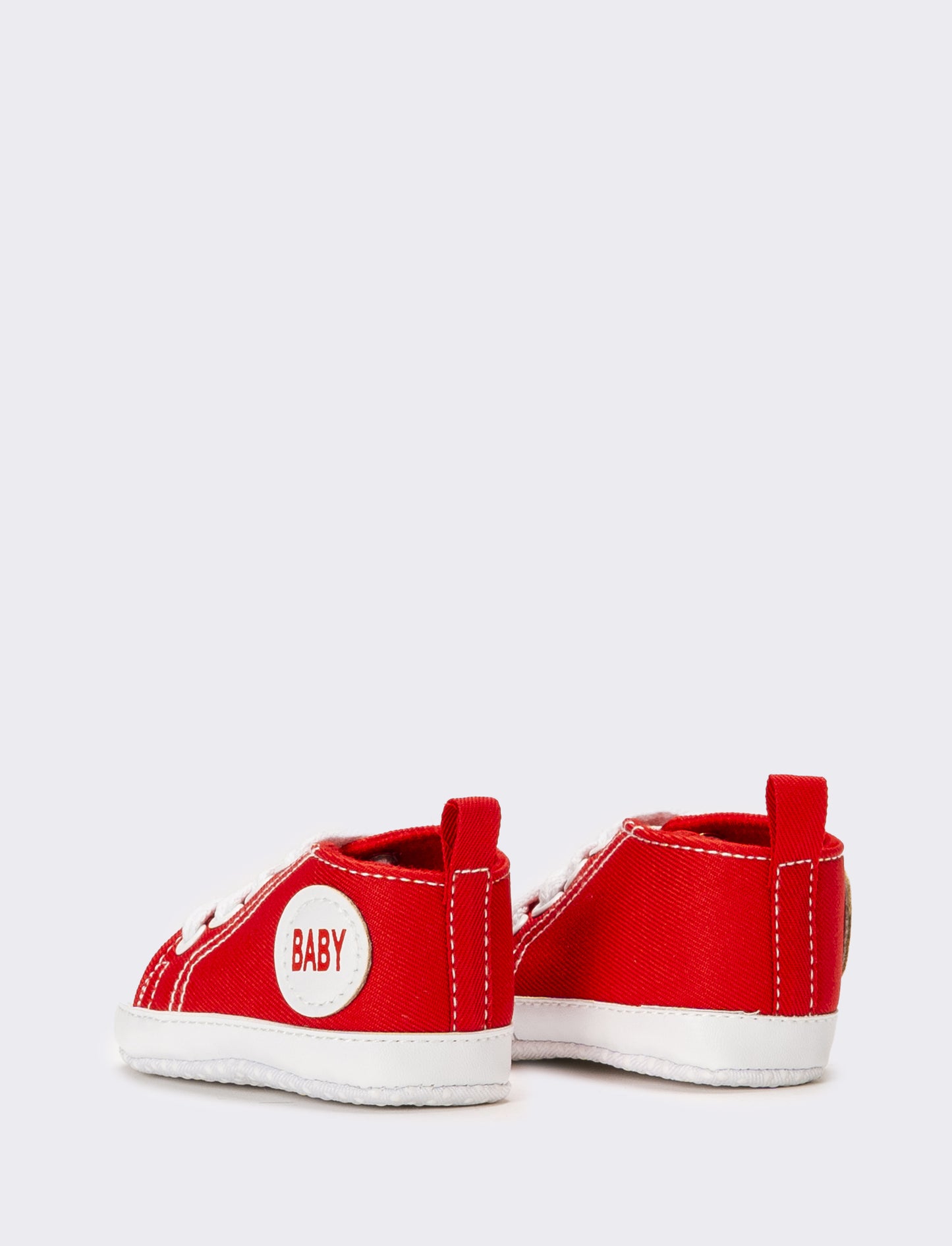 Scarpa in canvas da neonato - Rosso