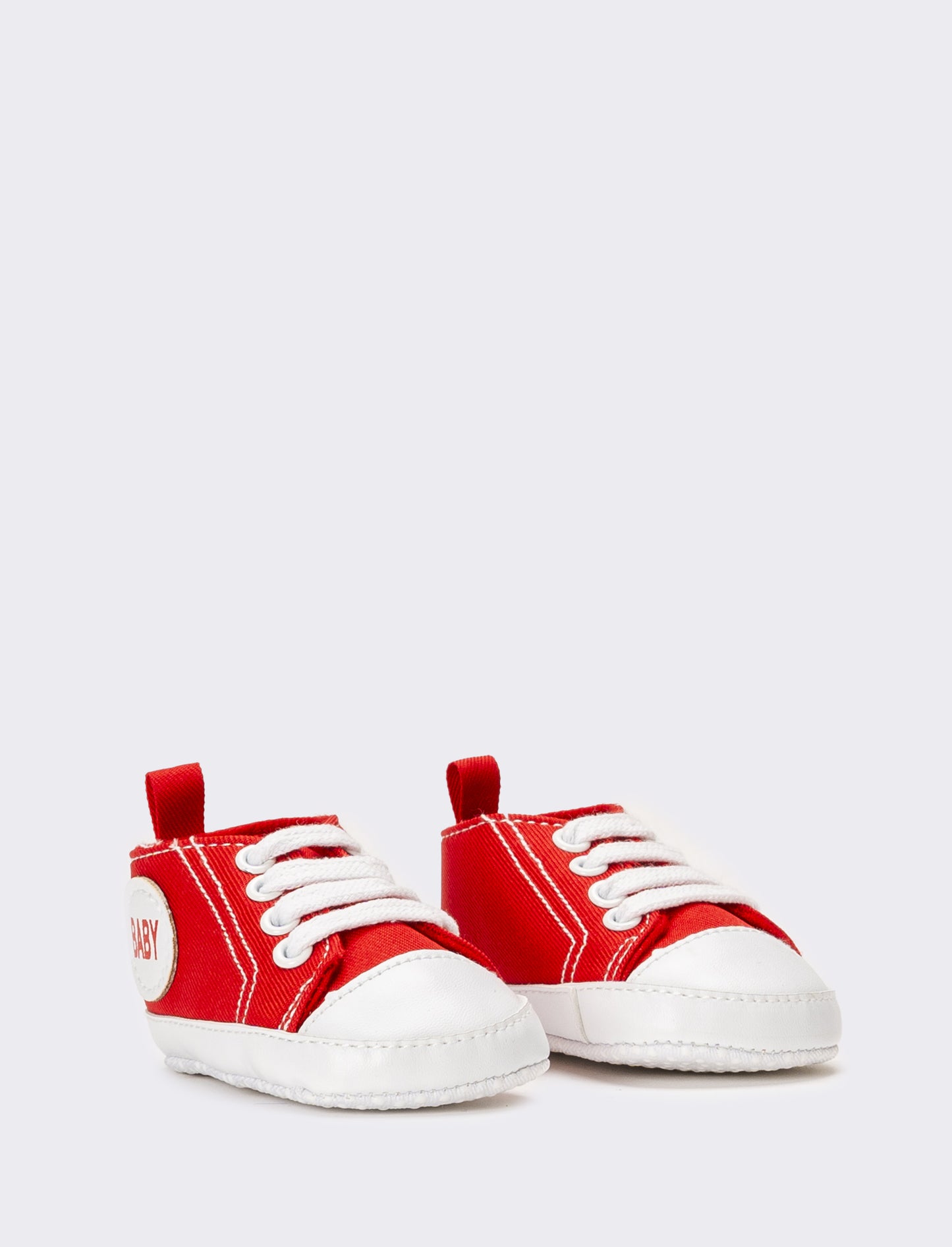 Scarpa in canvas da neonato - Rosso