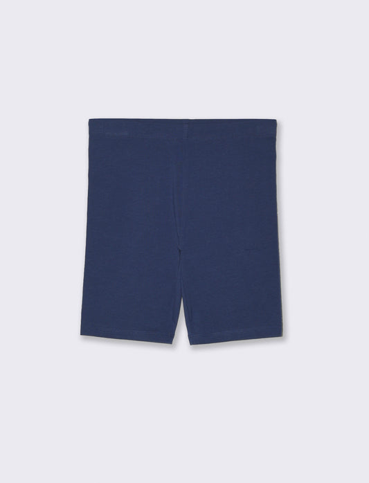 Leggings corto da bambina - Blu