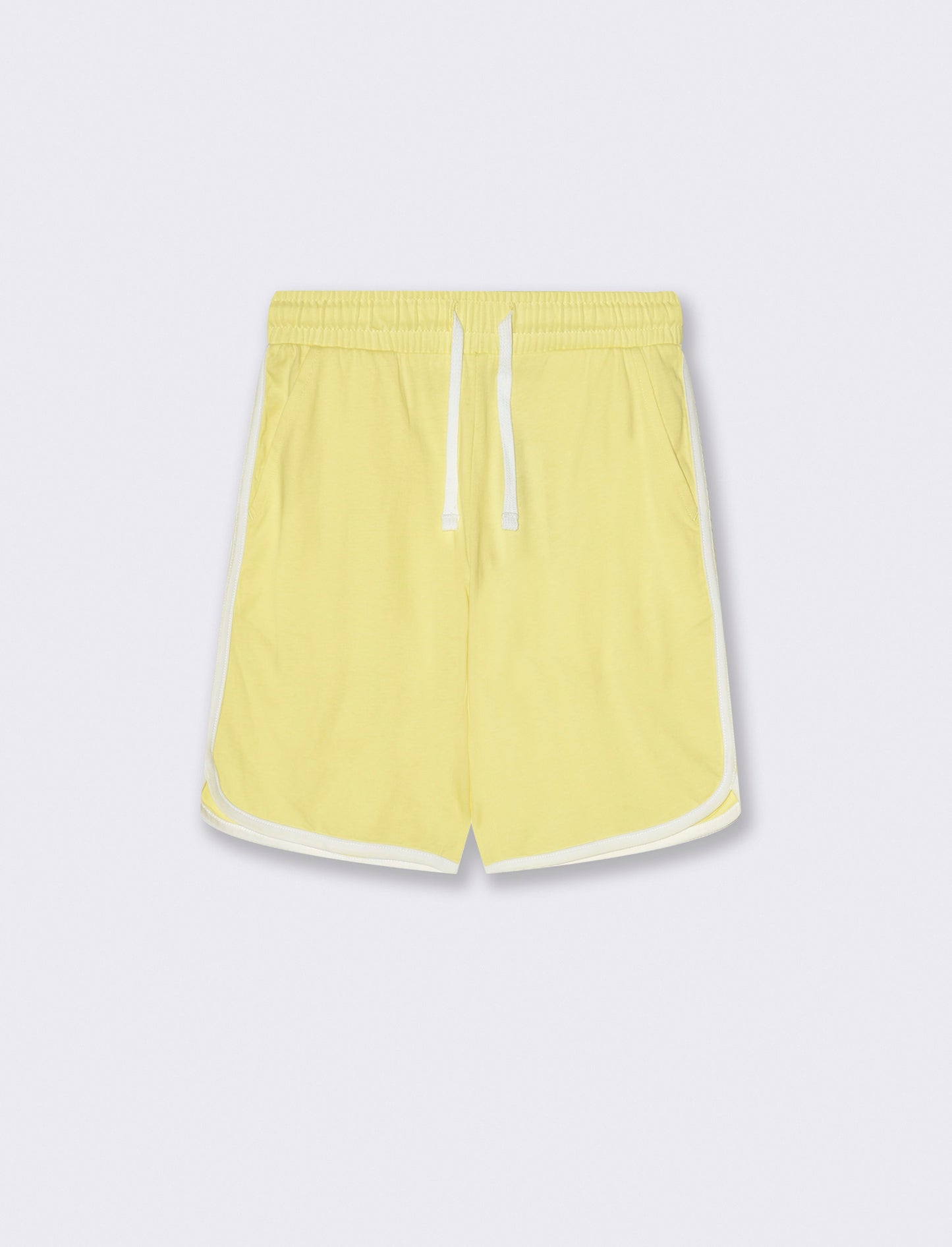 Bermuda modello baseball da bambino - Giallo limone