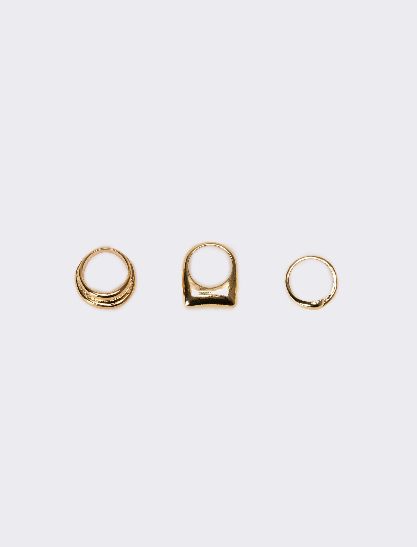 Anello donna 3 pezzi card - Oro