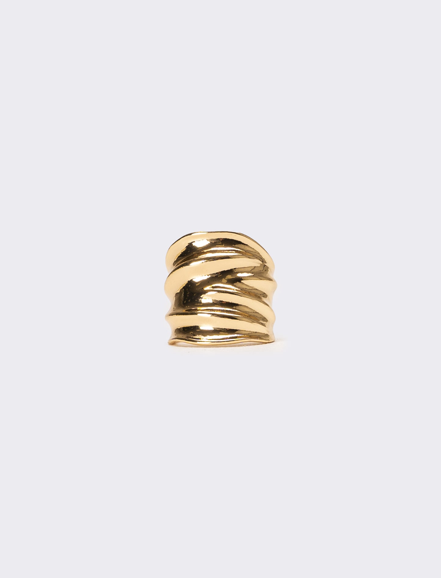 Anello donna con striature - Oro