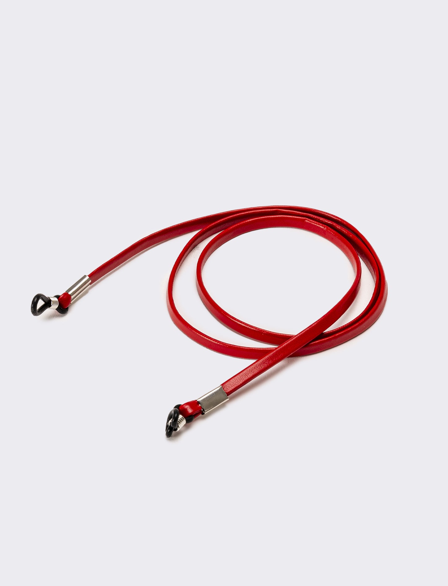 Laccetto donna porta occhiali in pvc - Rosso