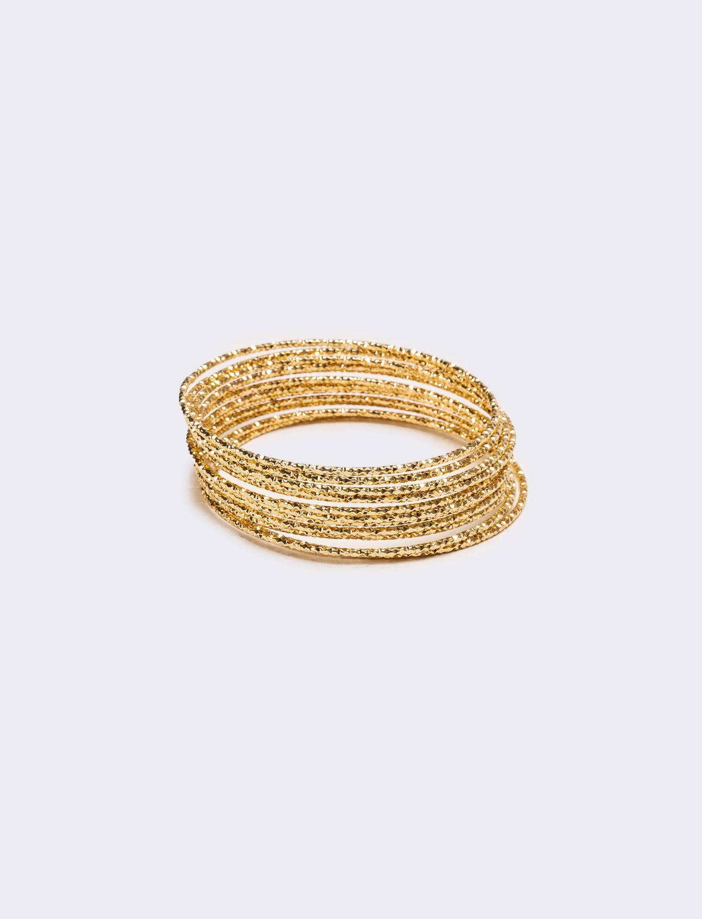 Bracciali donna 12 pezzi rigidi - Oro