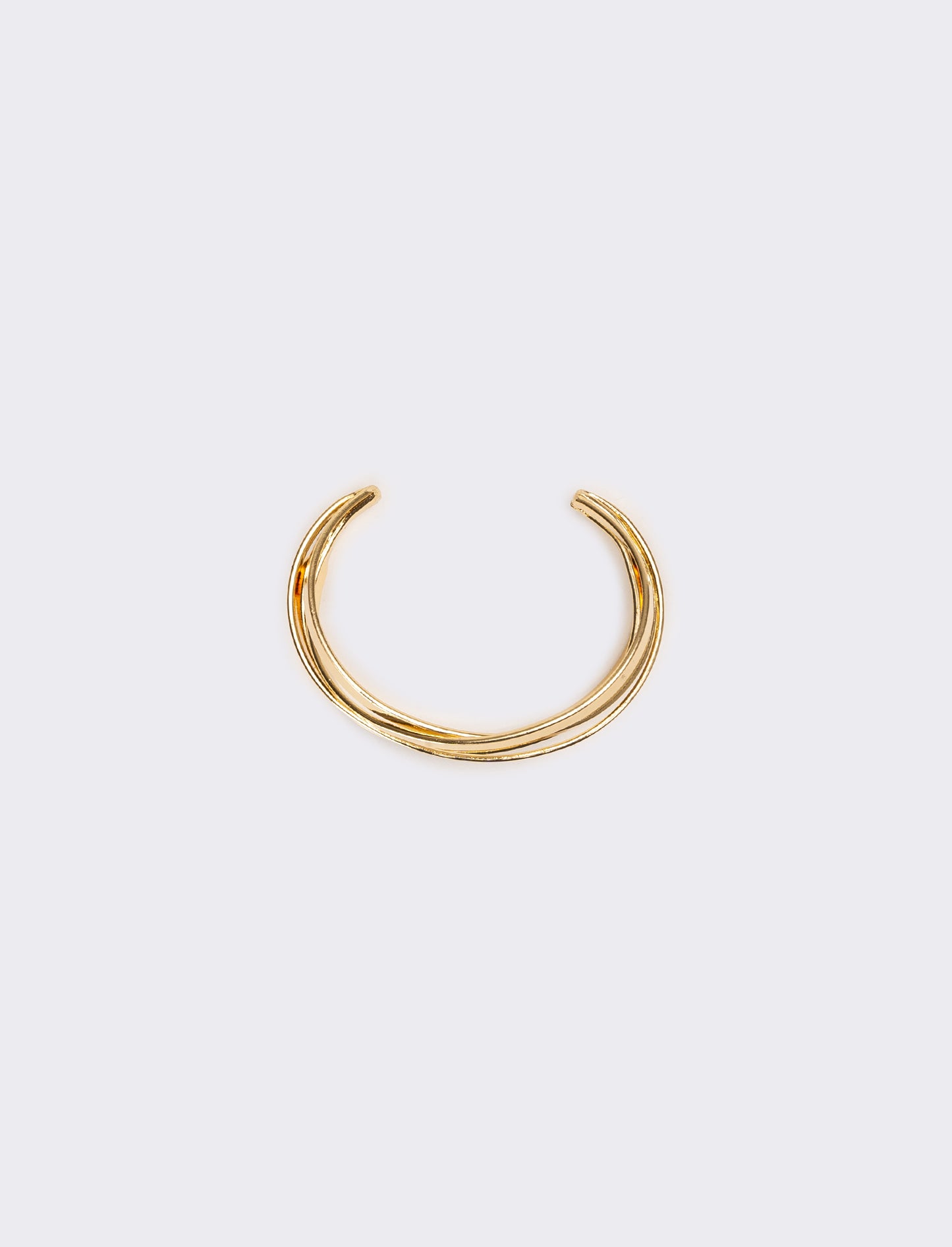 Bracciale donna 5 fili rigido aperto - Oro