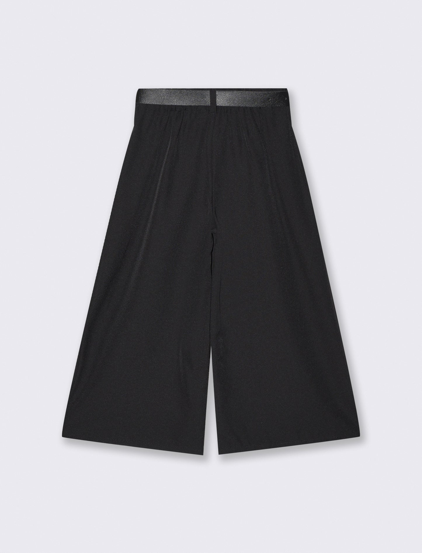 Wide Leg Trousers for Elegant Girls - Black