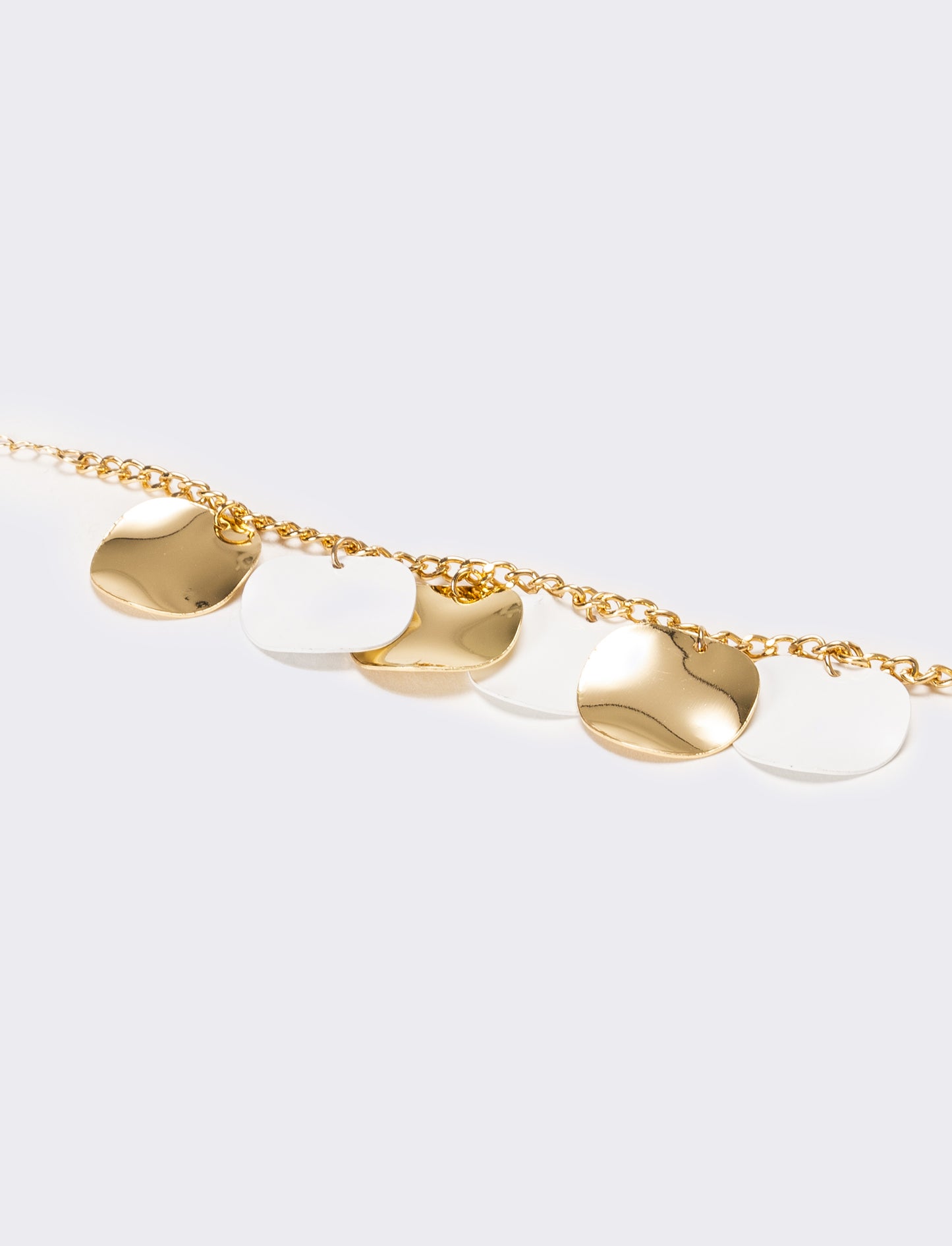 Bracciale donna con ciondoli tondi - Oro