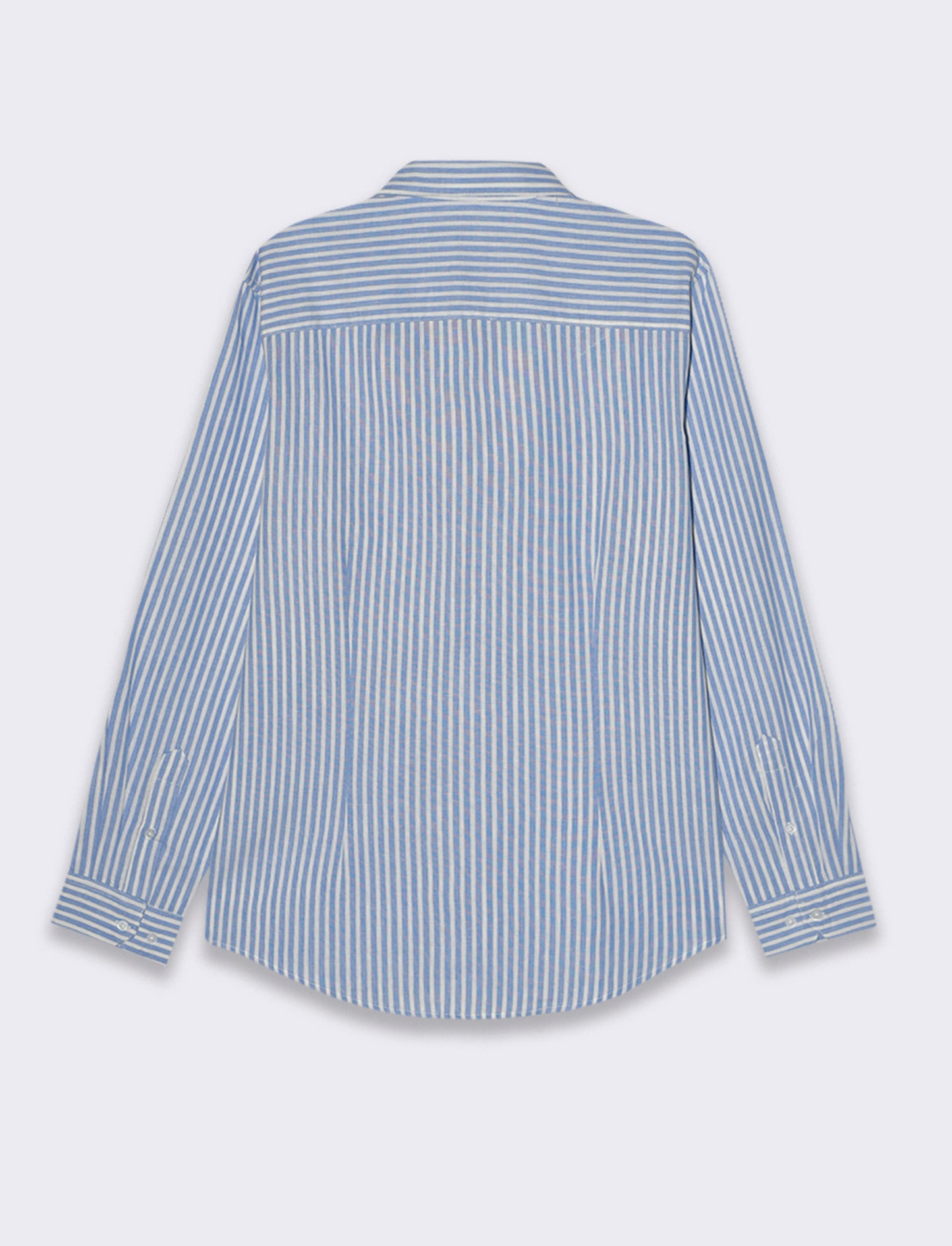 Camicia a righe da uomo - Celeste