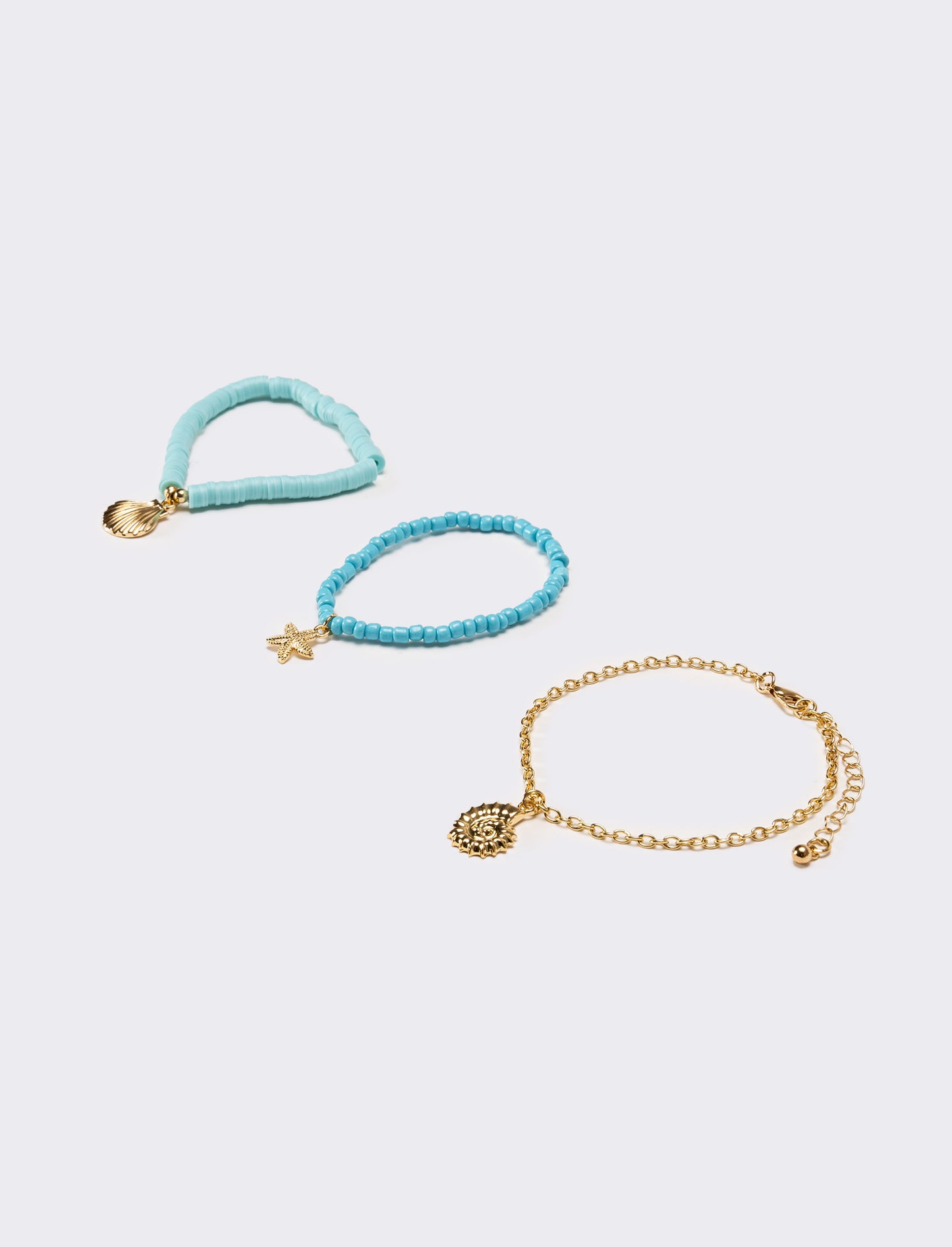Bracciale donna con soggetti mare - Turchese