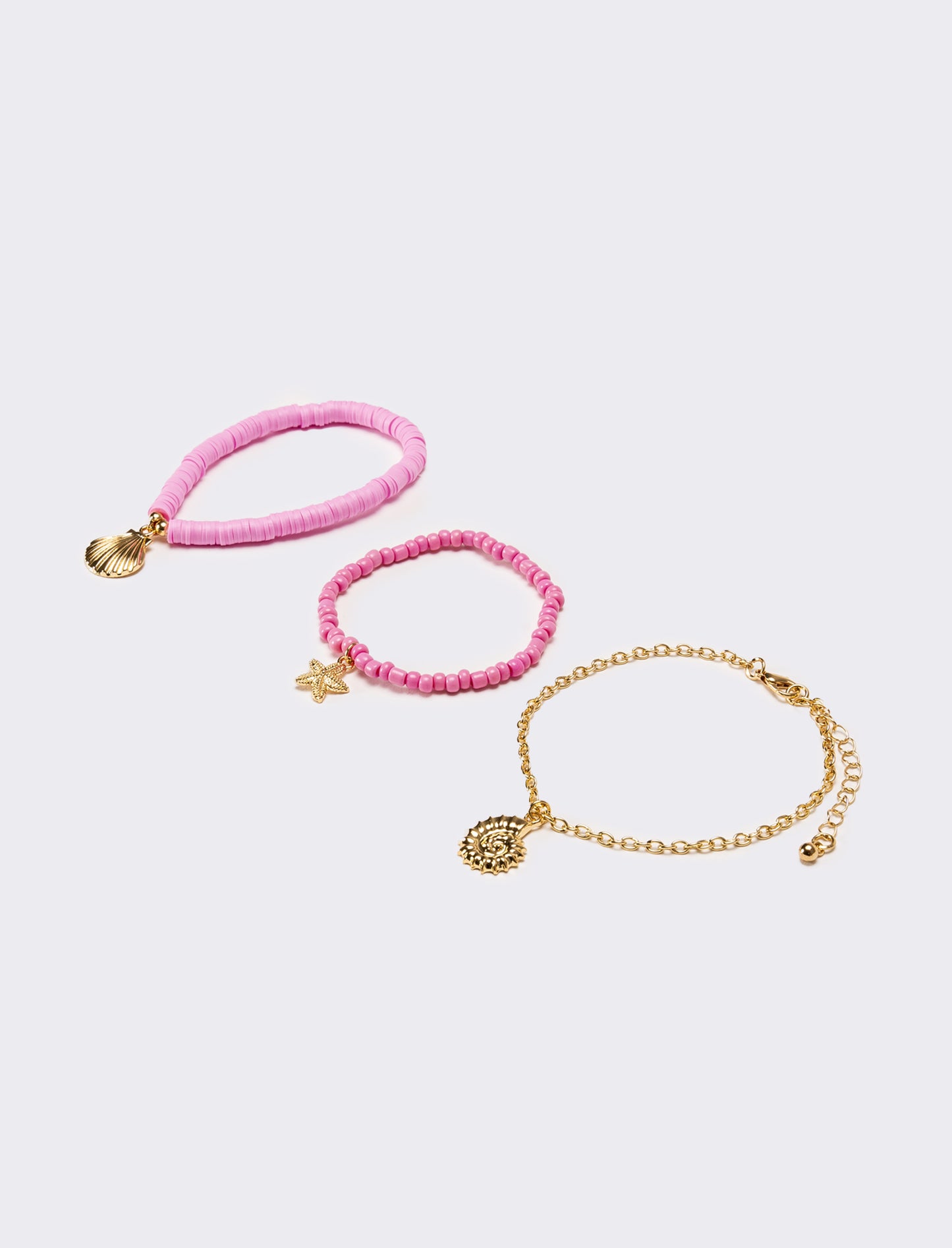 Bracciale donna con soggetti mare - Fuxia