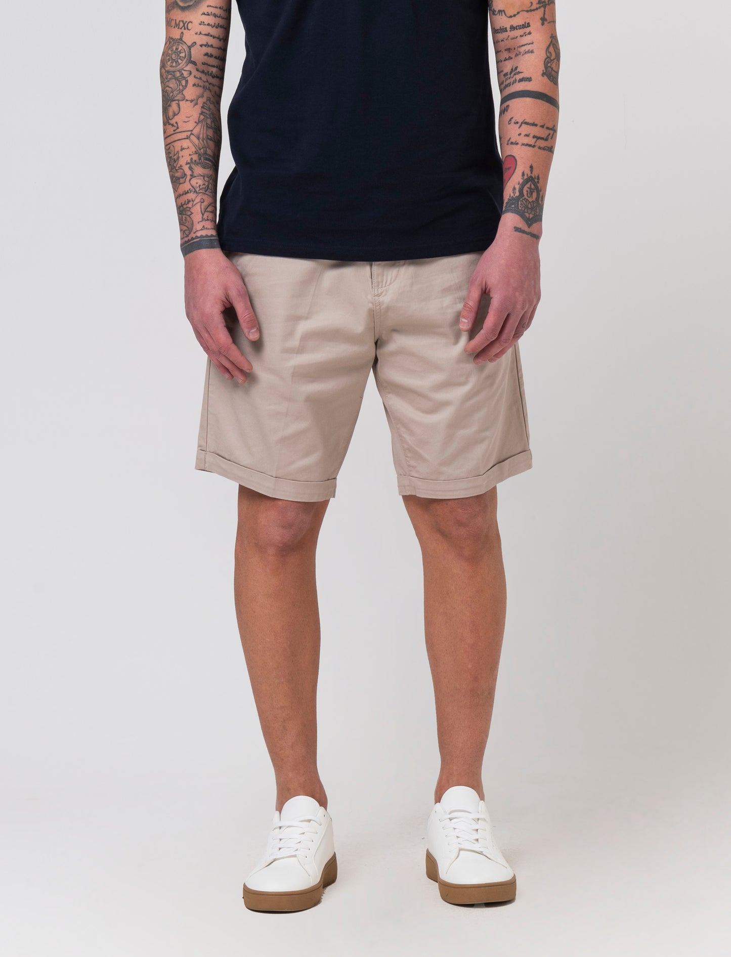 Bermuda chino regular fit da uomo - Beige