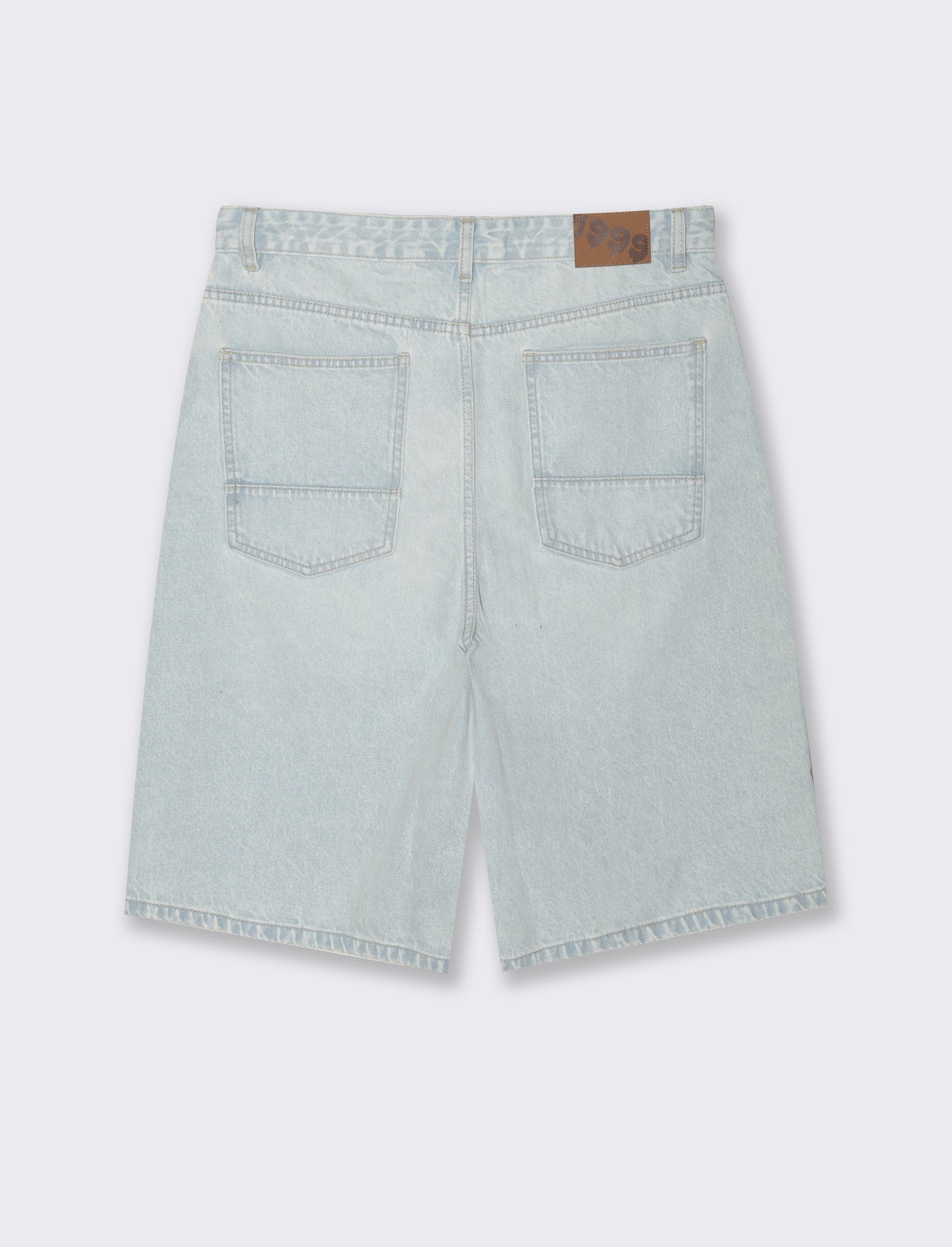Bermuda di jeans skater da uomo - Denim chiaro