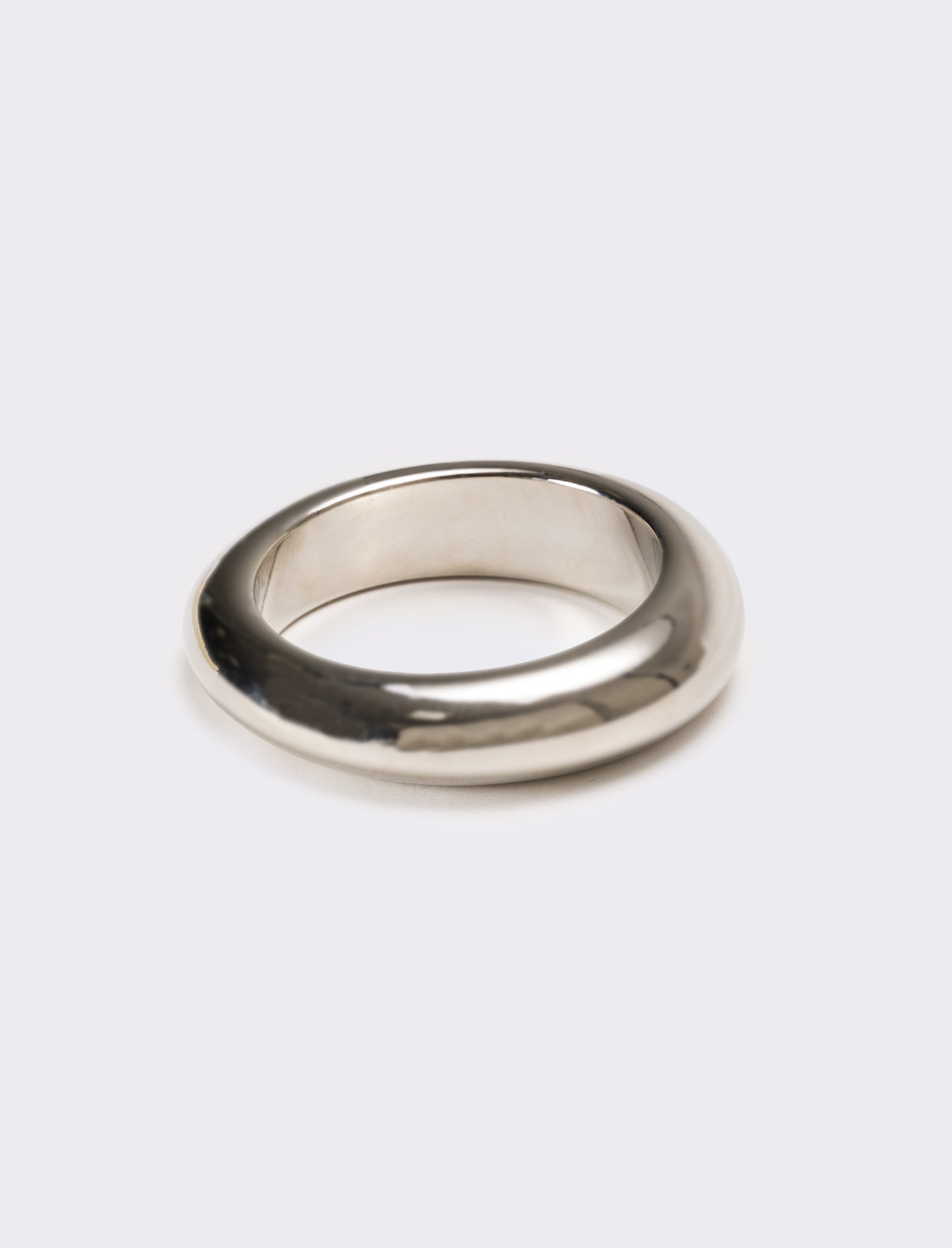 Bracciale donna rigido bombato - Argento